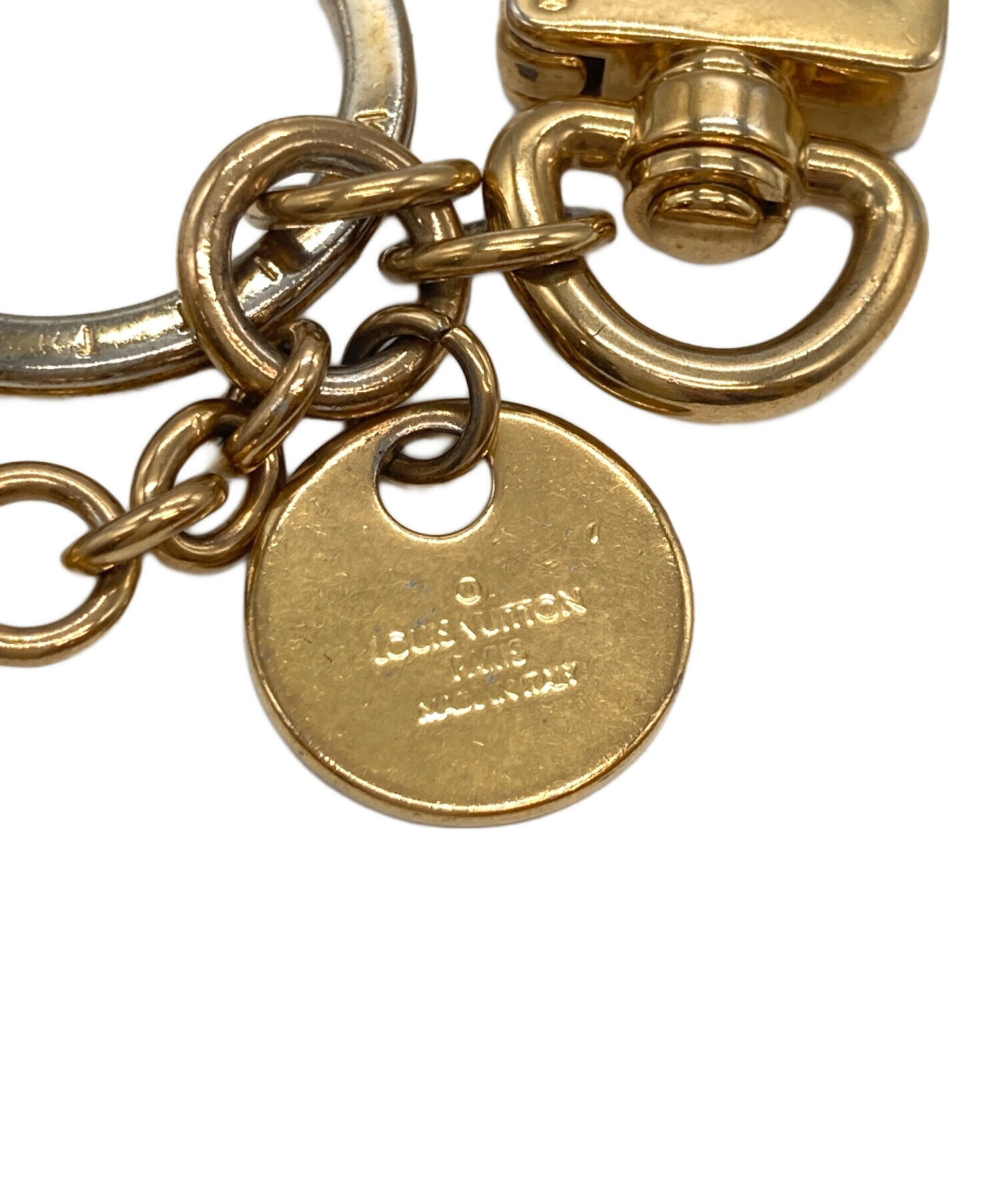ルイヴィトン ゴールドチャーム 中古・古着通販】LOUIS VUITTON (ルイ ヴィトン) LVサークル キー