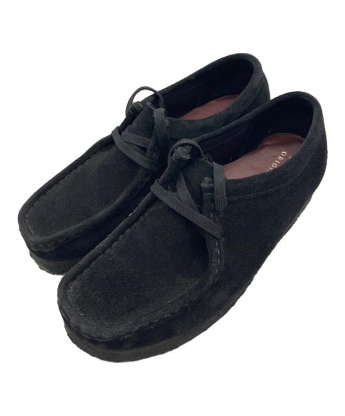 クラークス ワラビー wallabee CLARKS ブラック 古着 中古・古着通販】CLARKS (クラークス) Wallabee（ワラビー） ブラック