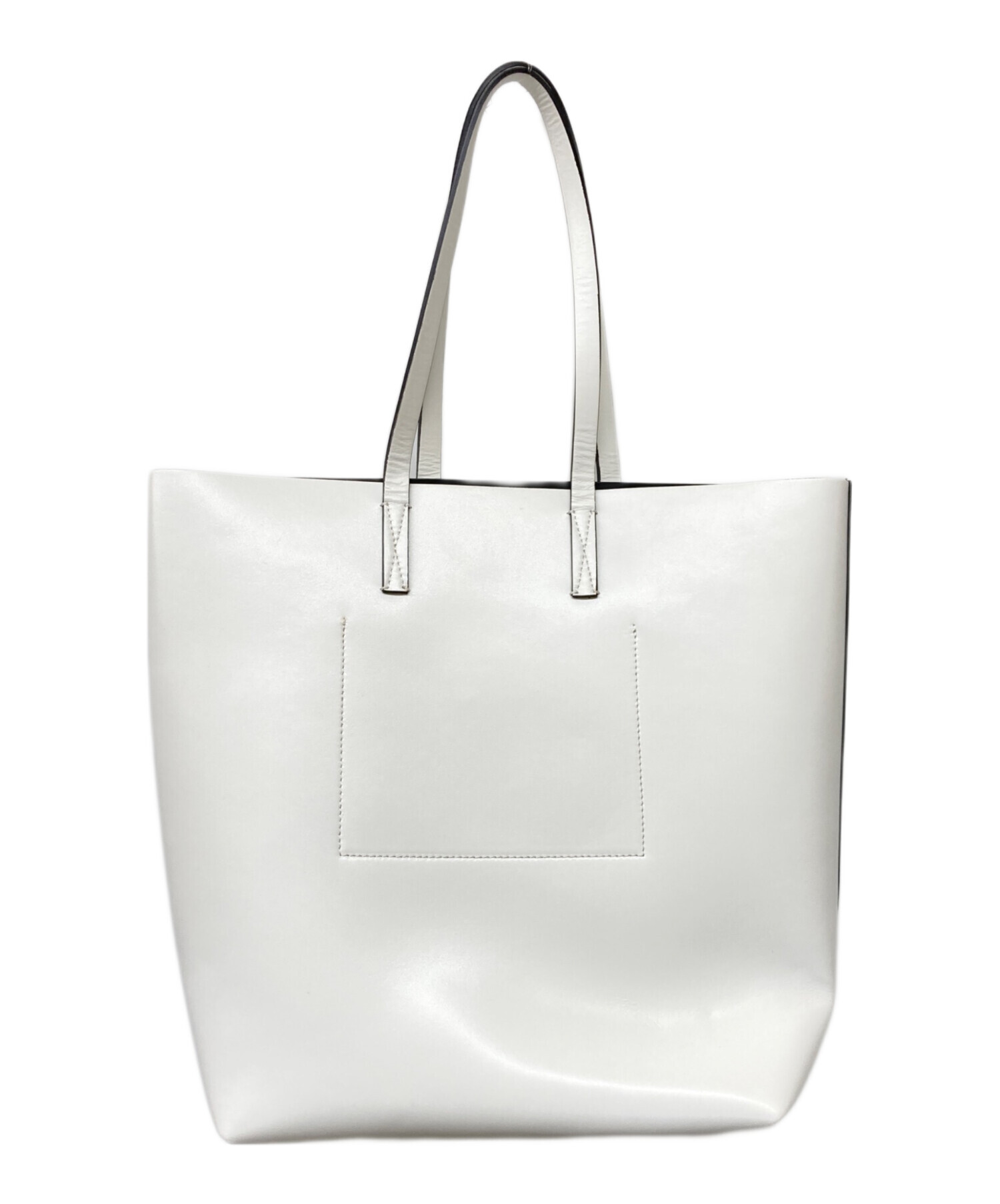 中古・古着通販】MARNI (マルニ) レザートートバッグ ホワイト サイズ