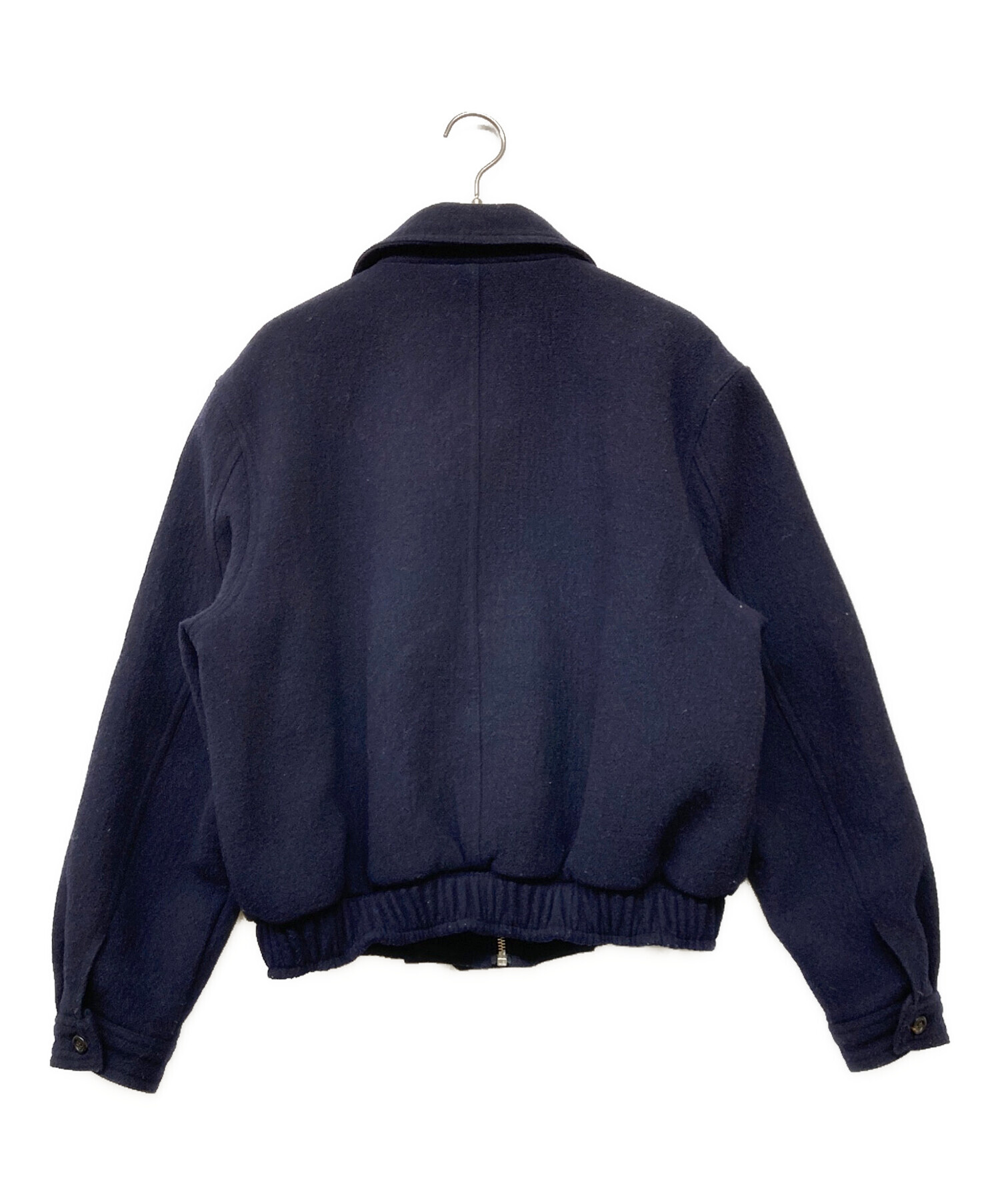 中古・古着通販】OHOTORO (オオトロ) ジップアップジャケット ネイビー