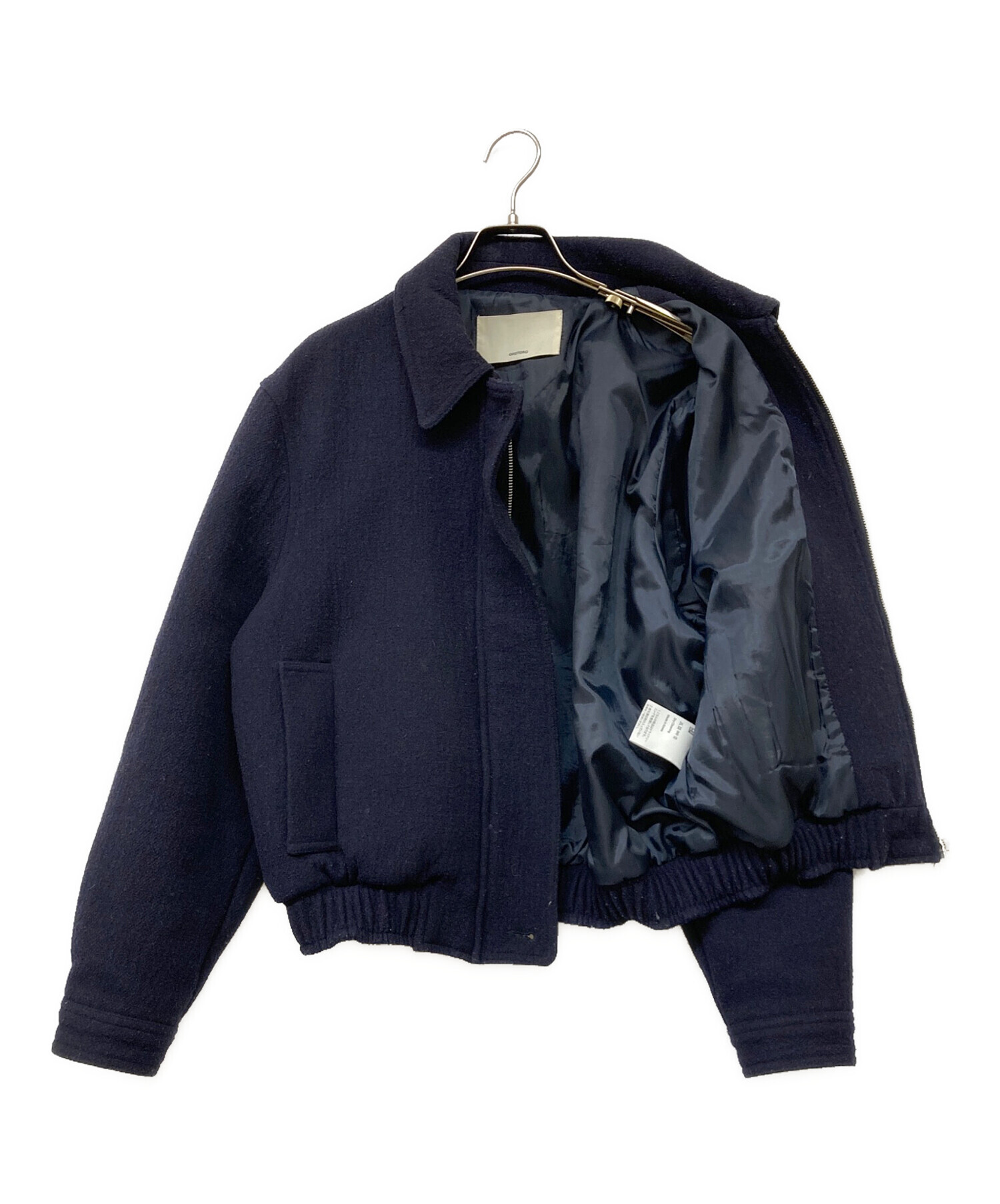 中古・古着通販】OHOTORO (オオトロ) ジップアップジャケット ネイビー 