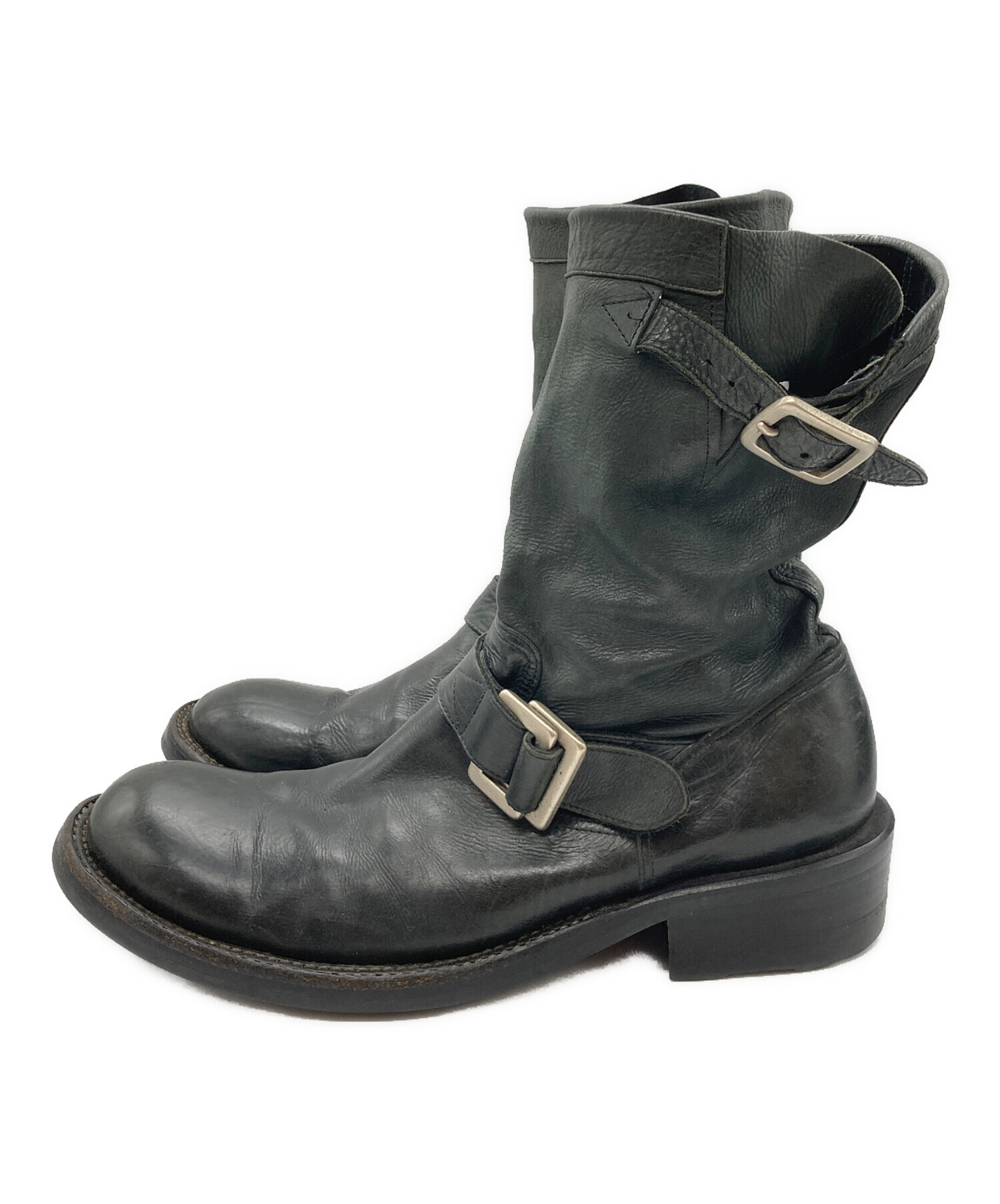 ISAMU KATAYAMA BACKLASH スウェード エンジニアブーツ ISAMU KATAYAMA BACKLASH - Japan Shoulder Garment Dye Engineer