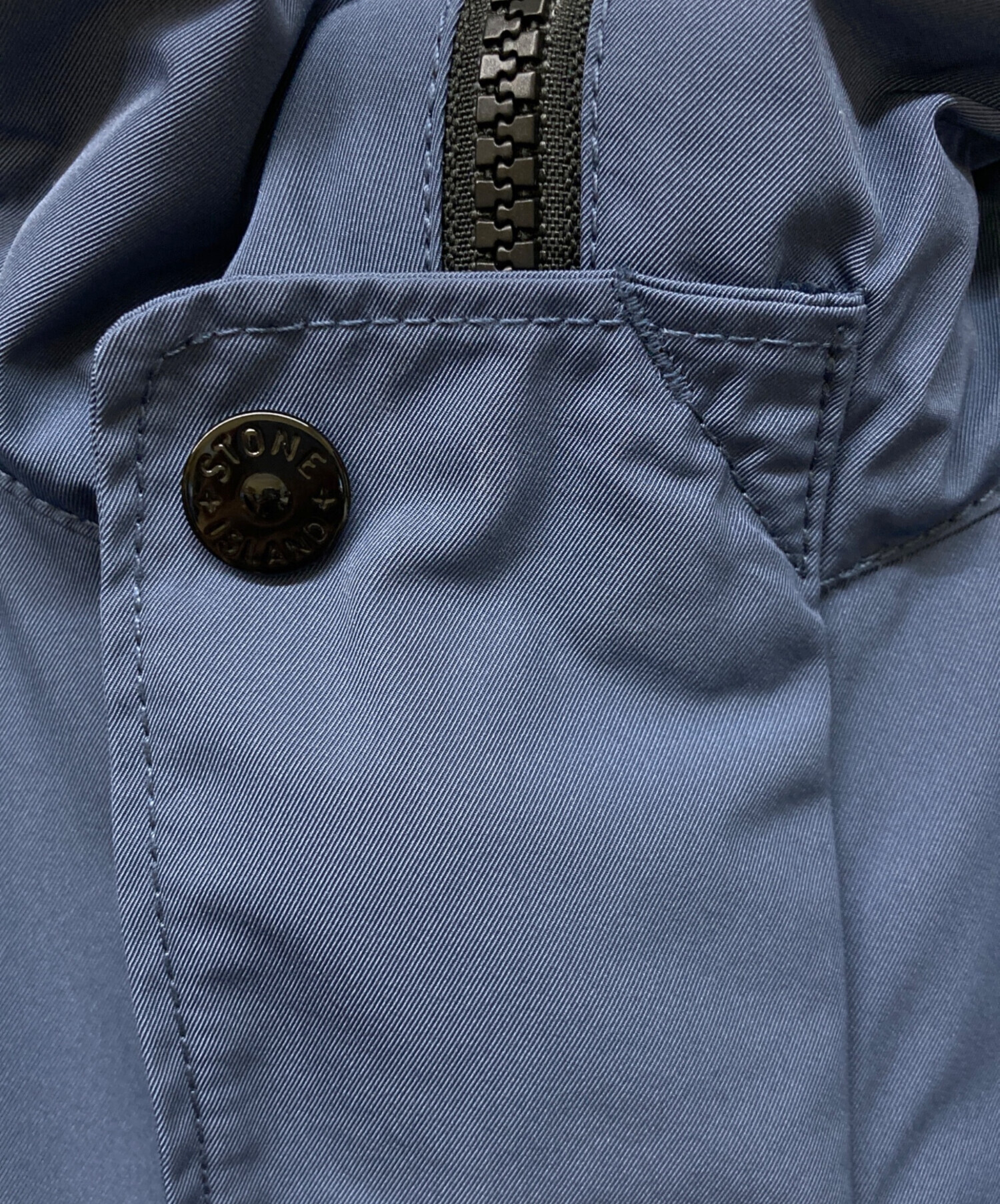 未使用タグ付き Stone  Hooded Jacket 中古・古着通販】STONE ISLAND (ストーンアイランド) Micro Twill