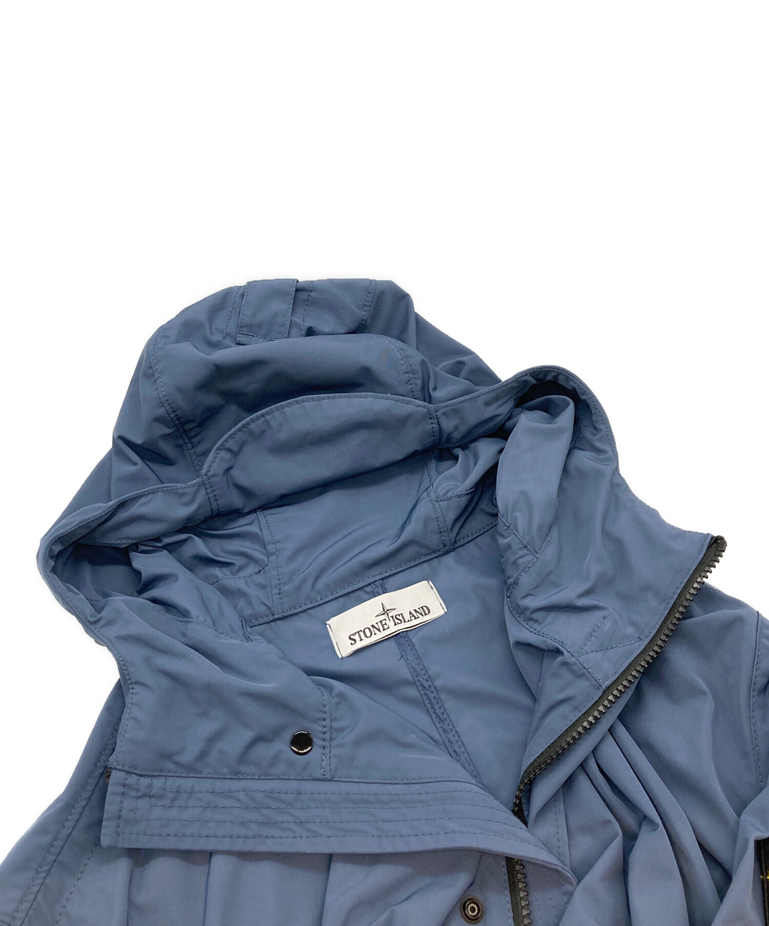 ストーンアイランド　stone フーテッドジャケット 中古・古着通販】STONE ISLAND (ストーンアイランド) Micro Twill