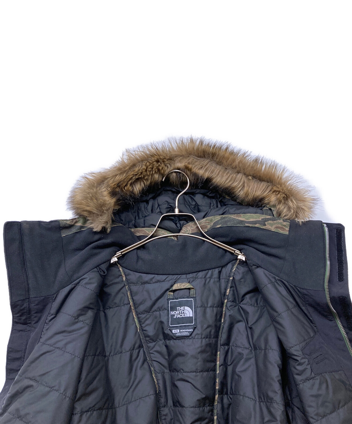 THE NORTH FACE 迷彩 MA-1ジャケット サイズM 中古・古着通販】THE NORTH FACE (ザ ノース フェイス) 中綿迷彩
