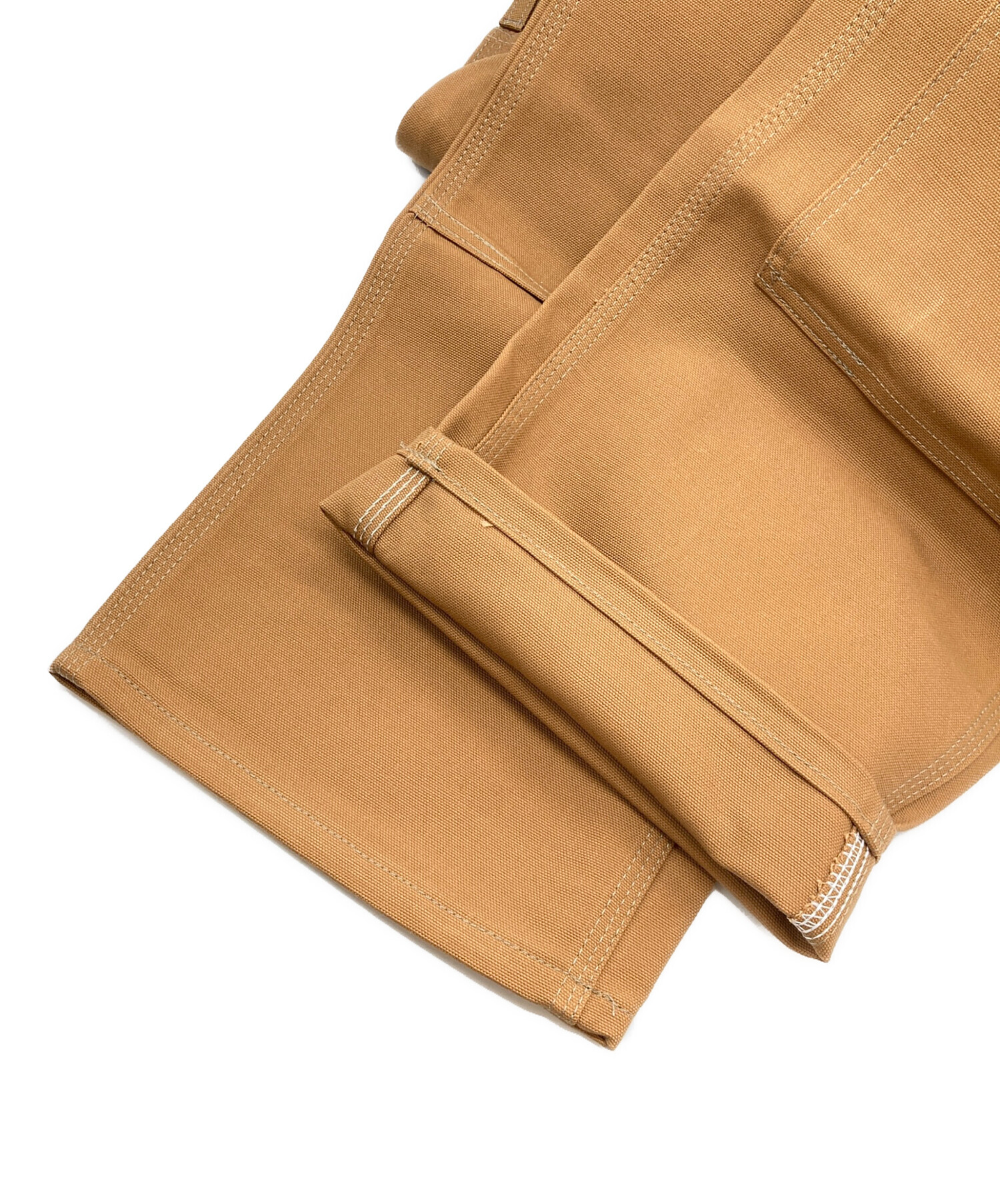 中古・古着通販】CarHartt (カーハート) ダブルニーパンツ ブラウン