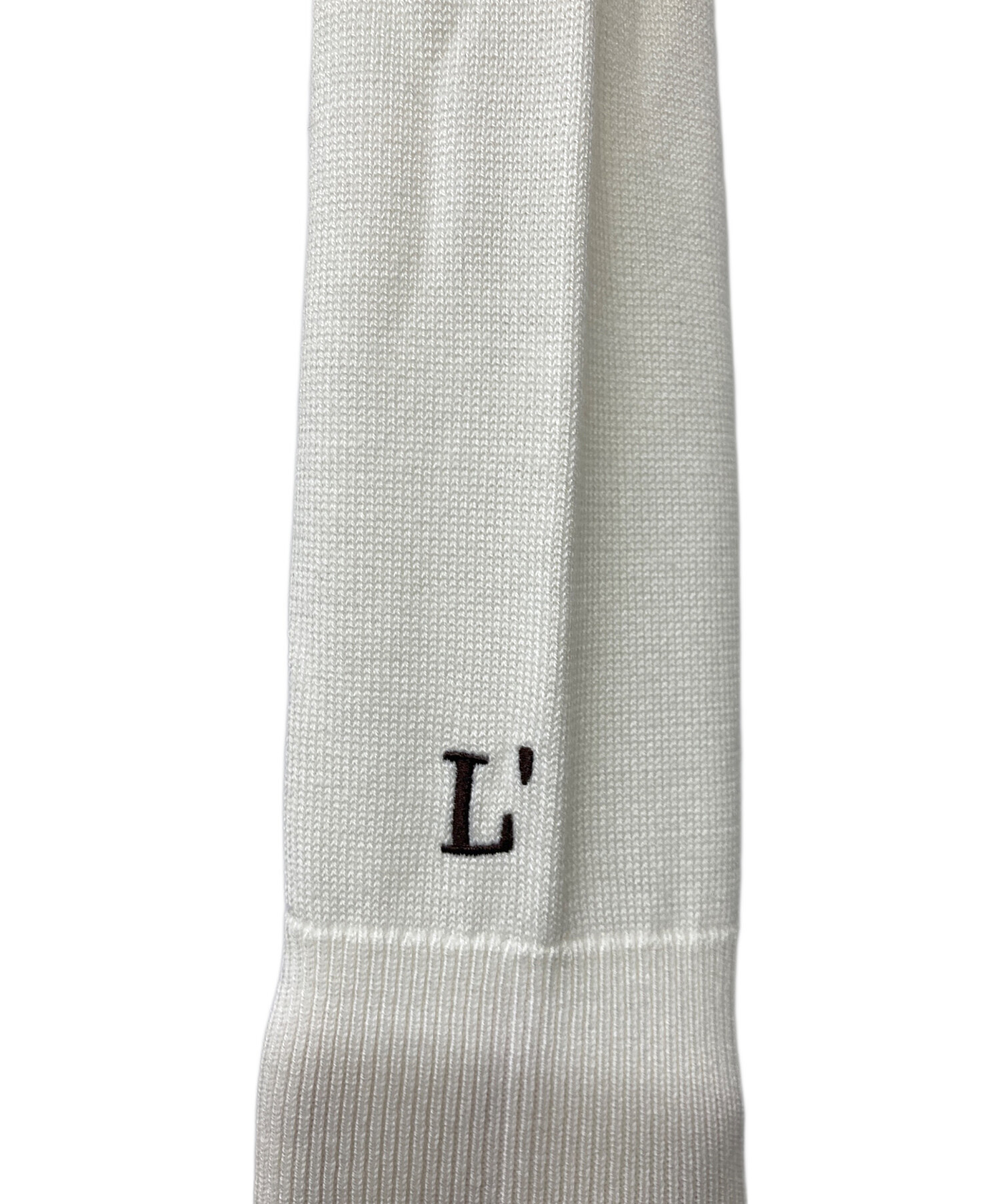 古着 L'AUBE BLANC ローブブラン 長袖 タートルネック ニット F グレー レディース 古着 L'AUBE BLANC ローブブラン 長袖 タートルネック ニット F グレー