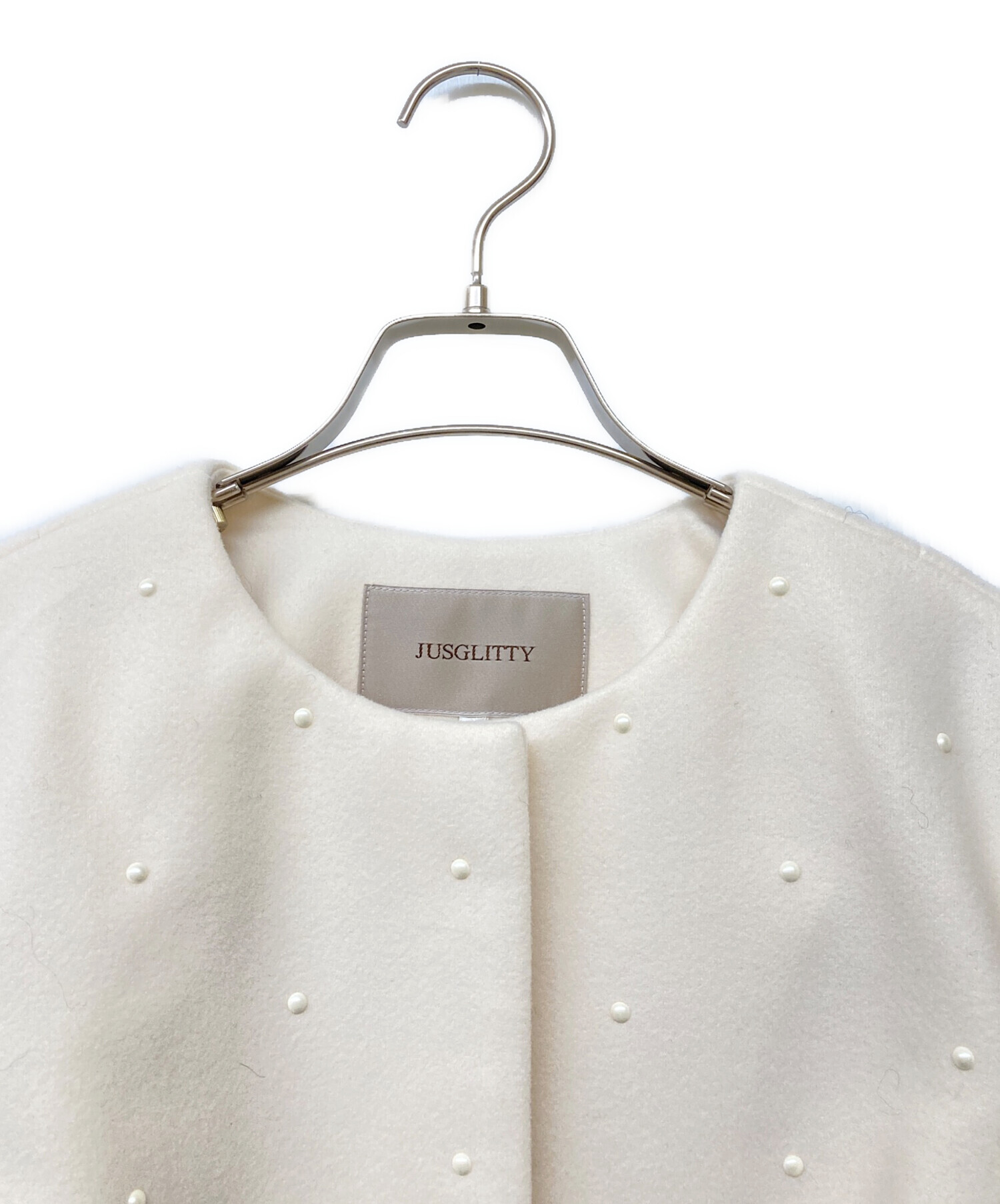 中古・古着通販】JUSGLITTY (ジャスグリッティー) ノーカラー