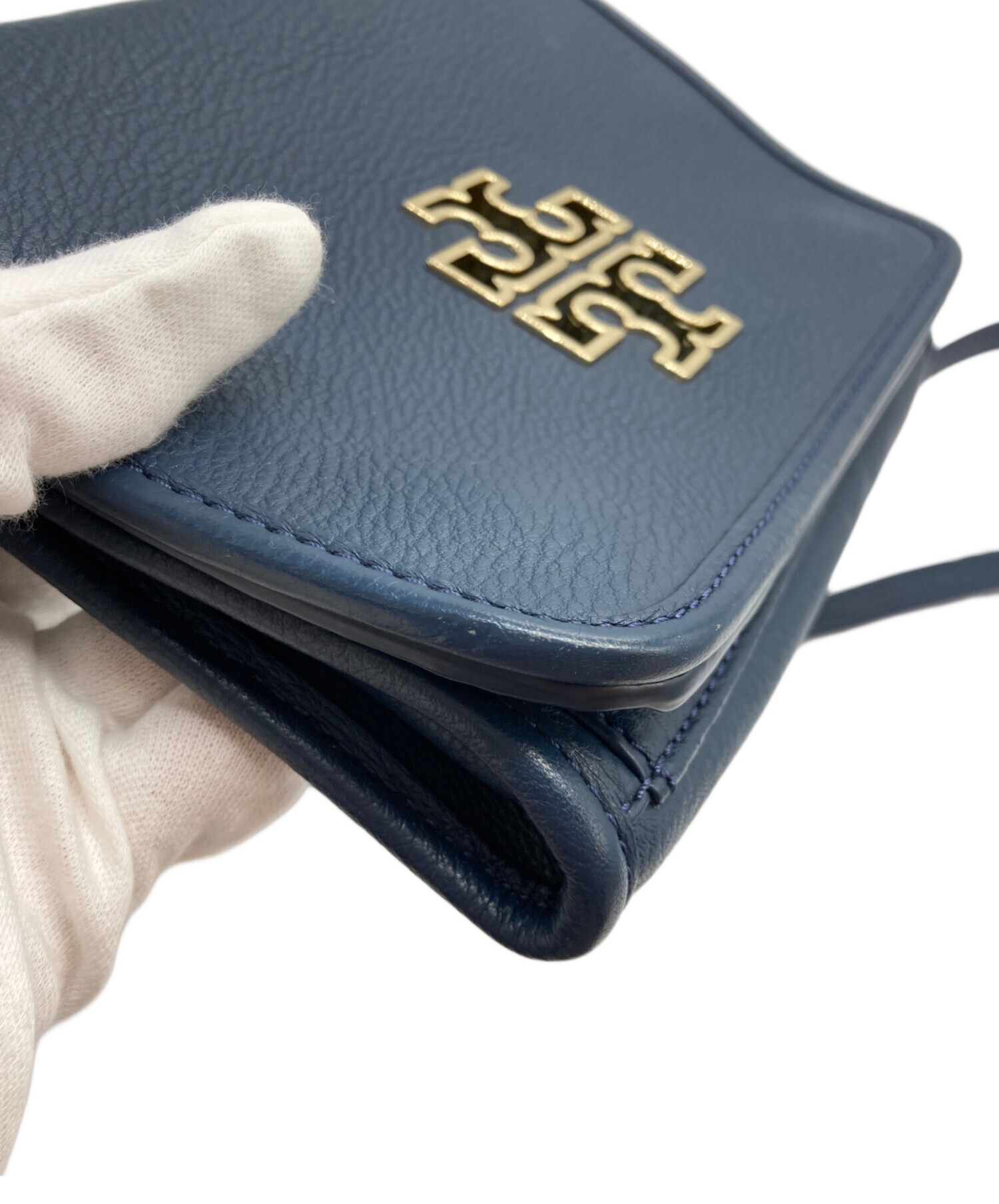 中古・古着通販】TORY BURCH (トリーバーチ) シボレザーフラップ