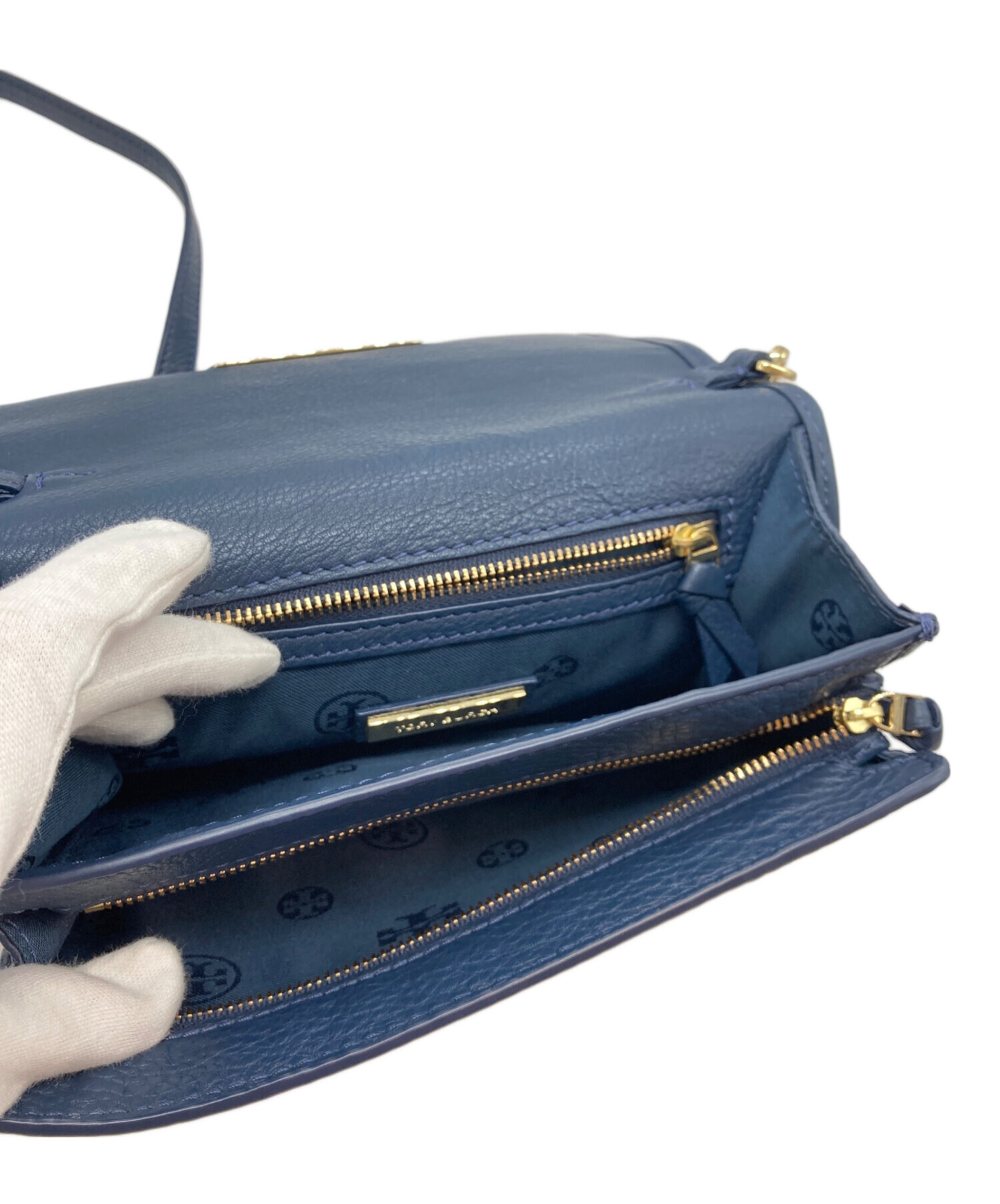 中古・古着通販】TORY BURCH (トリーバーチ) シボレザーフラップ