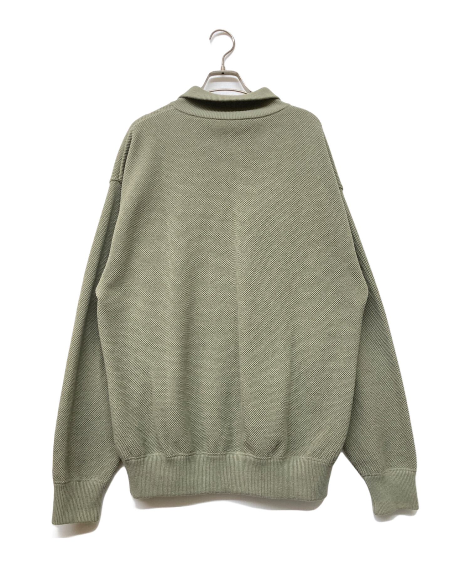 中古・古着通販】crepuscule (クレプスキュール) Moss Stitch Half Zip 