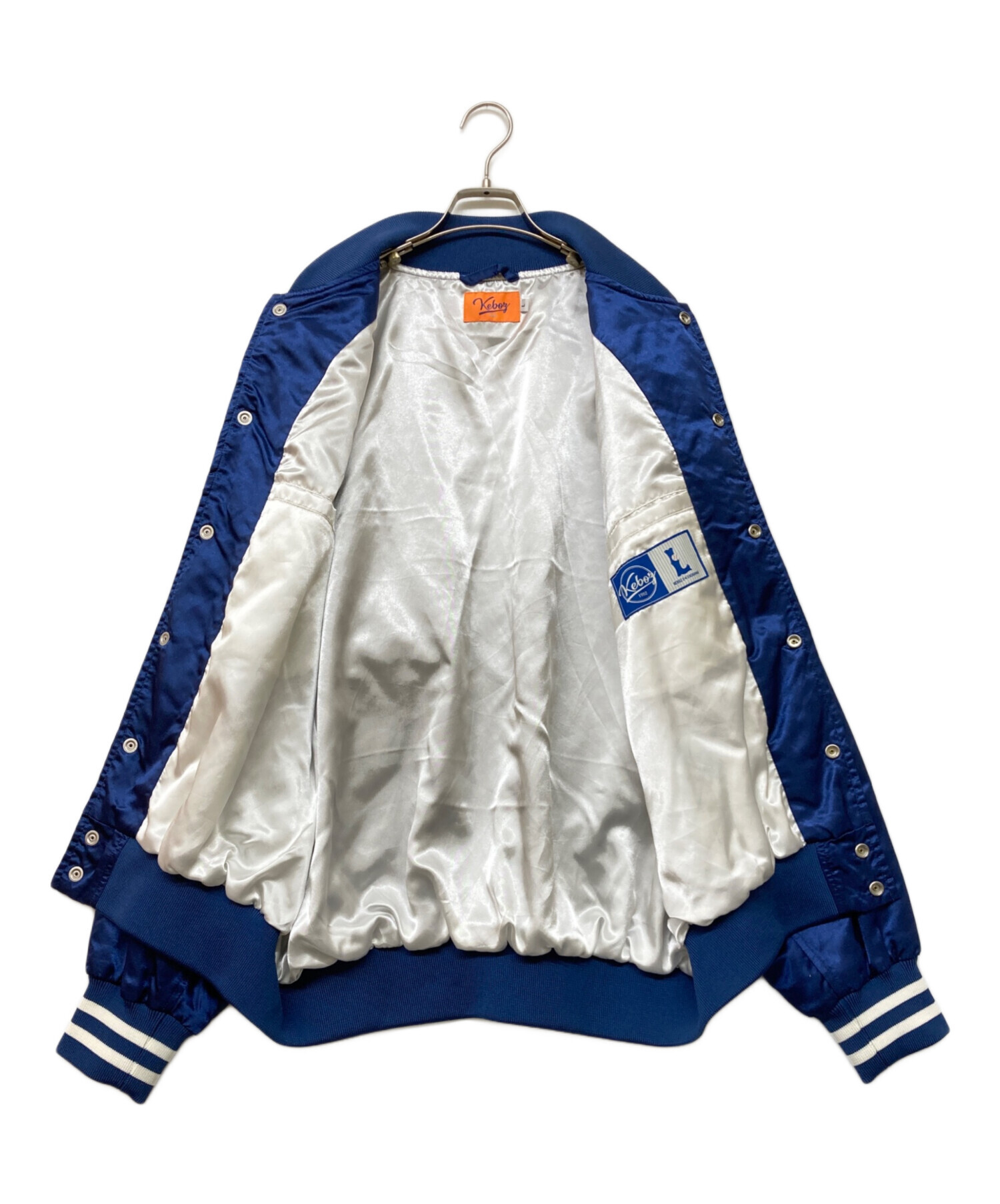 中古・古着通販】KEBOZ (ケボズ) スタジャン ブルー サイズ:L