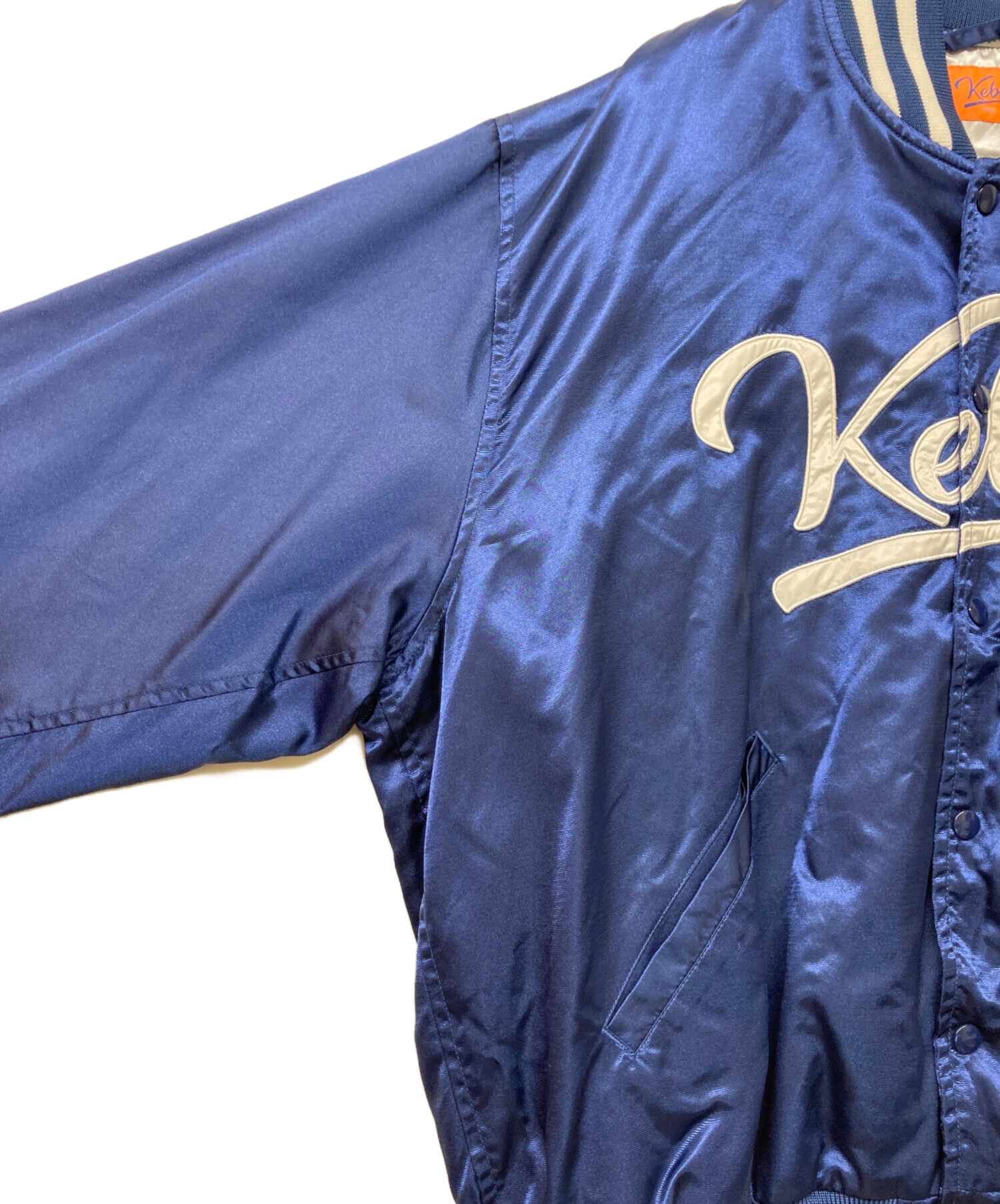 中古・古着通販】KEBOZ (ケボズ) スタジャン ブルー サイズ:L