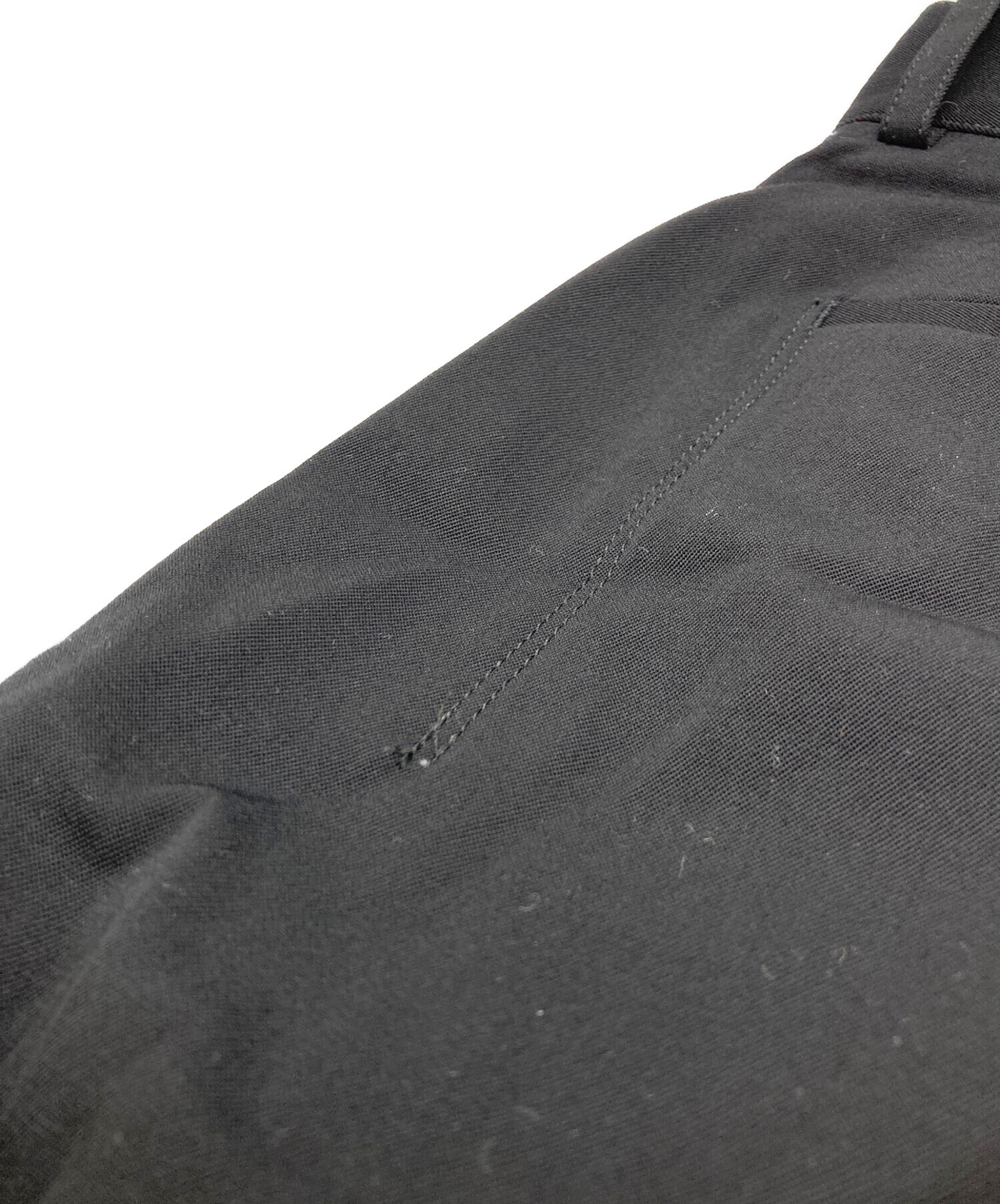 中古・古着通販】ORIMI (オリミ) 25SS CROPPED BIG SLACKS ブラック