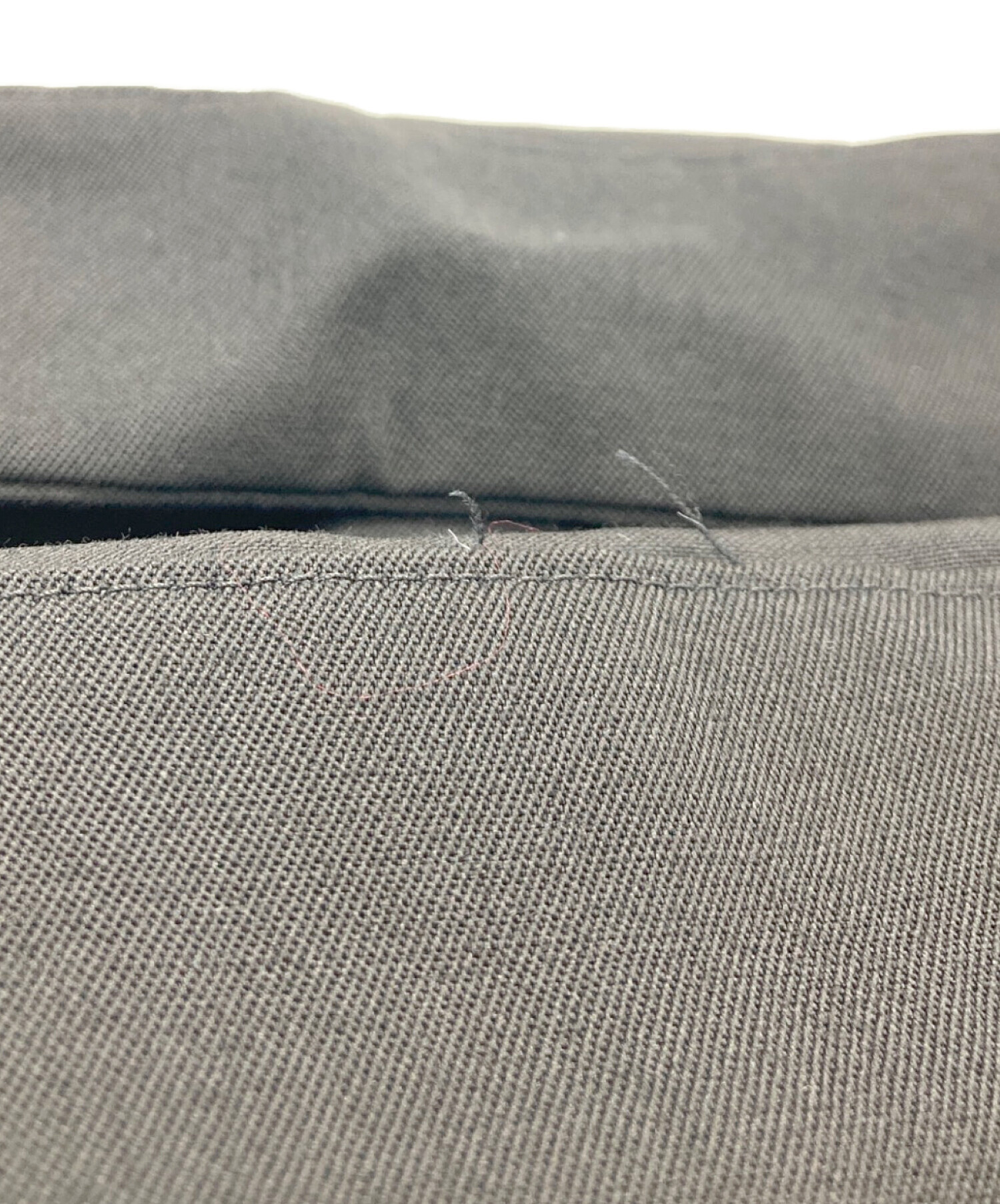 中古・古着通販】ORIMI (オリミ) 25SS CROPPED BIG SLACKS ブラック