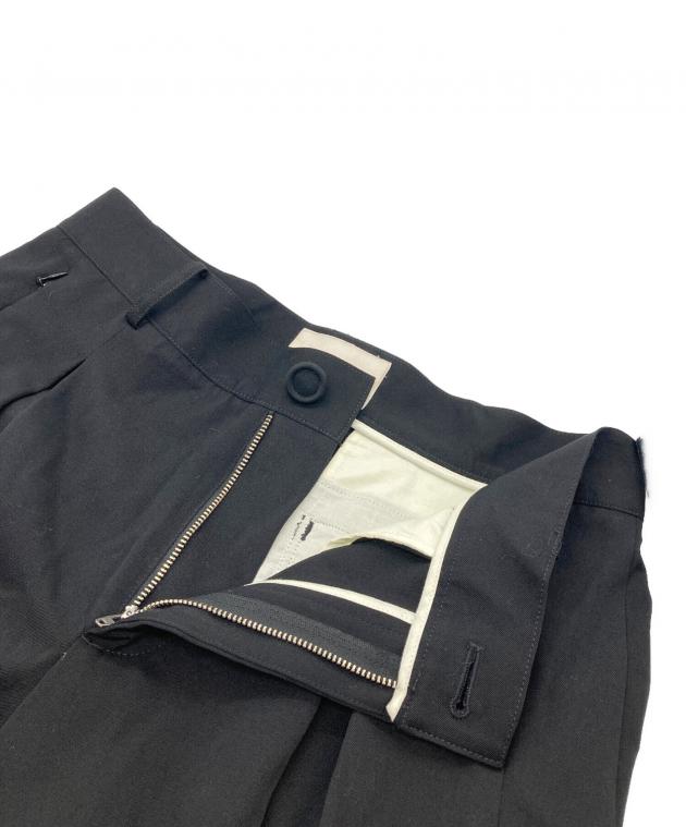 中古・古着通販】ORIMI (オリミ) 25SS CROPPED BIG SLACKS ブラック