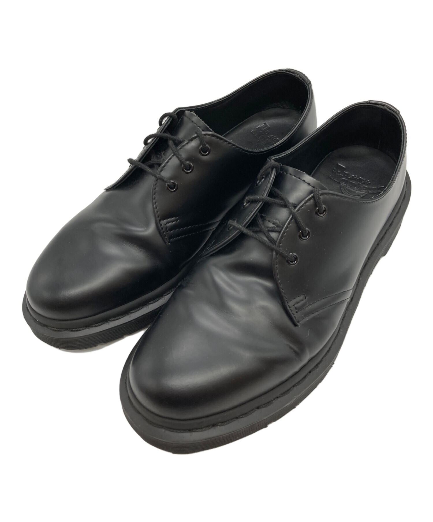 【当日発送・ほぼ未使用】Dr.Martin mono 1461 UK6 中古・古着通販】Dr.Martens (ドクターマーチン) 1461 MONO 3ホール