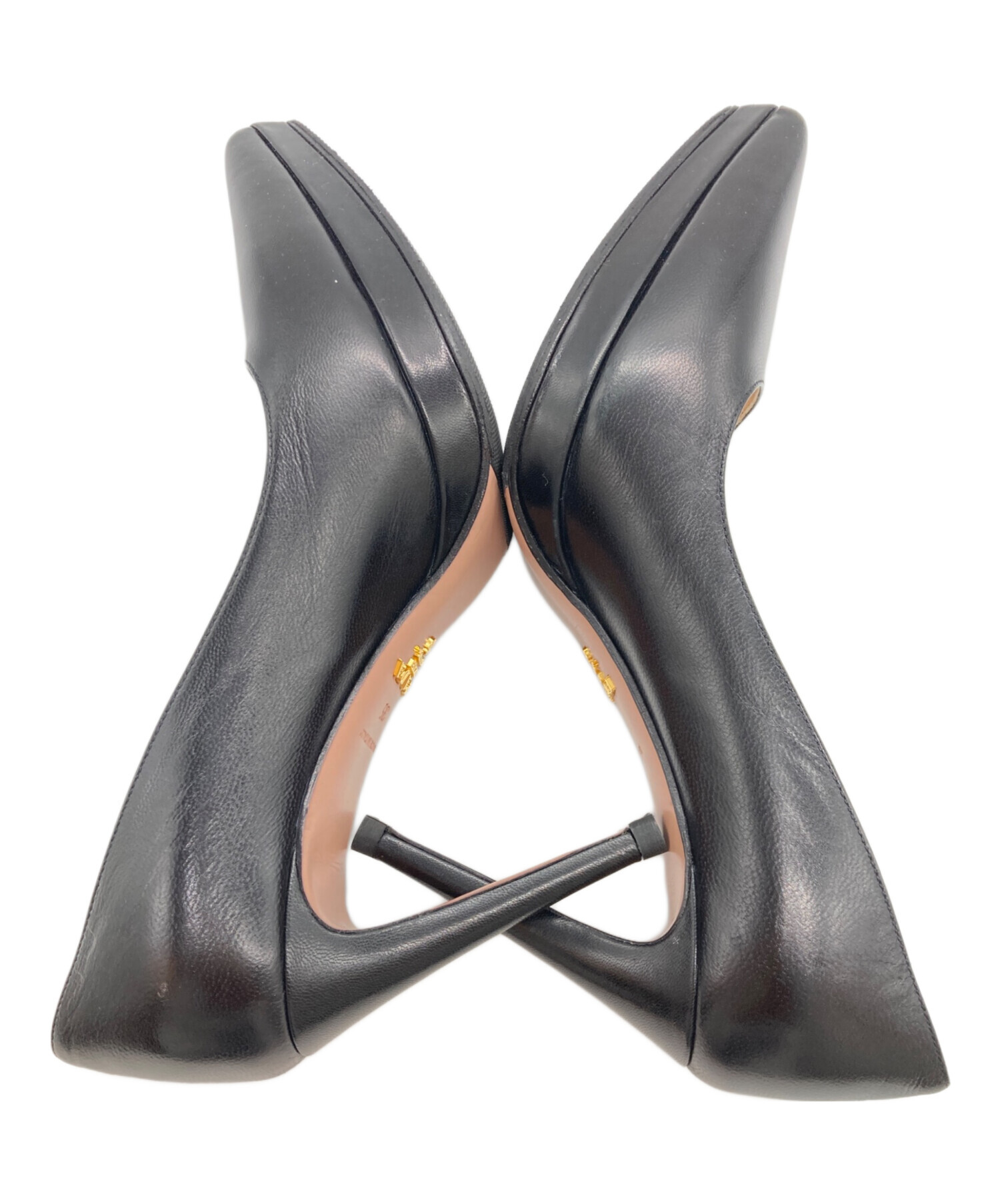 中古・古着通販】PRADA (プラダ) ポインテッドトゥヒールパンプス