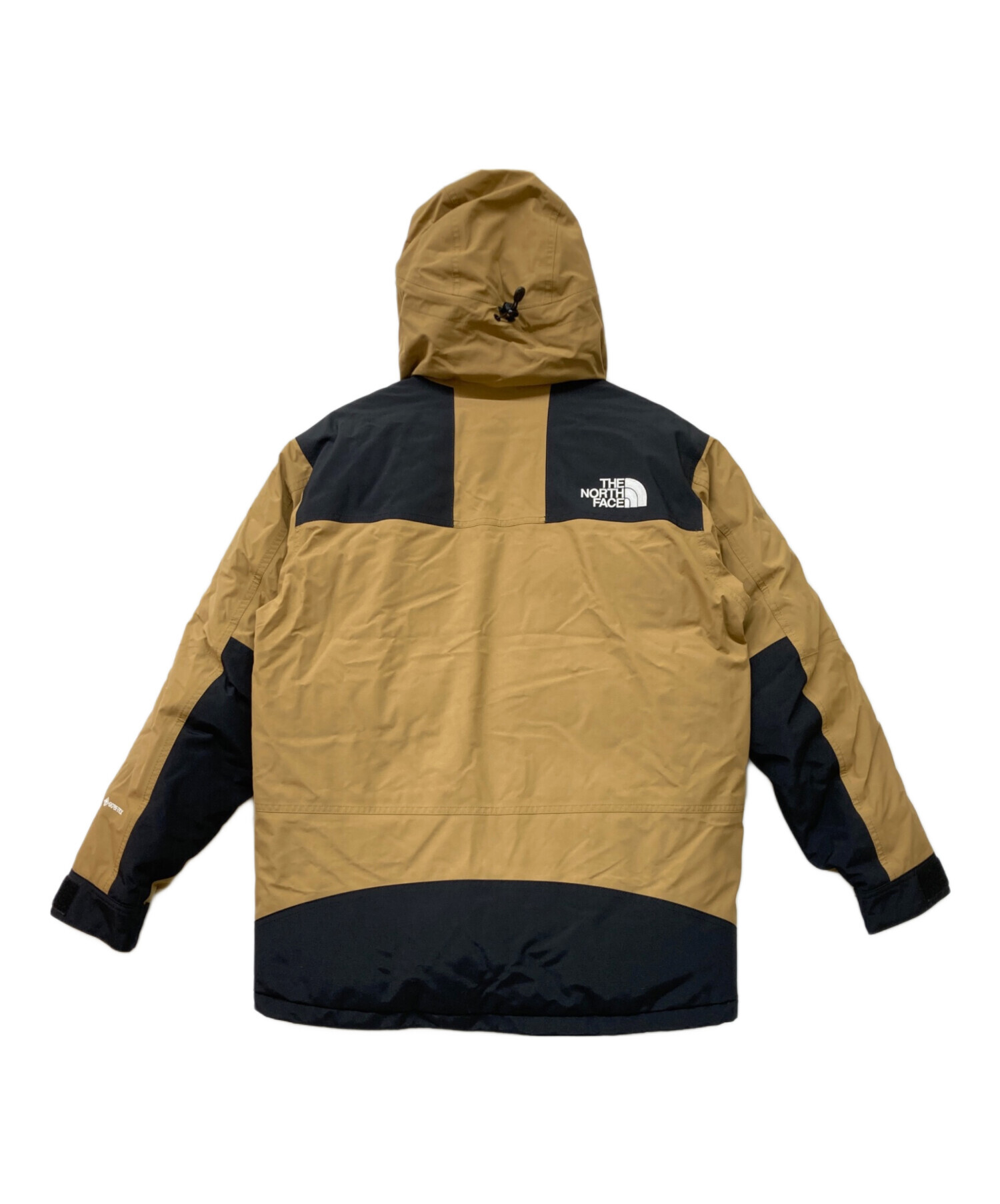 THE NORTH FACE マウンテンダウンジャケット ベージュ/ブラック 中古 