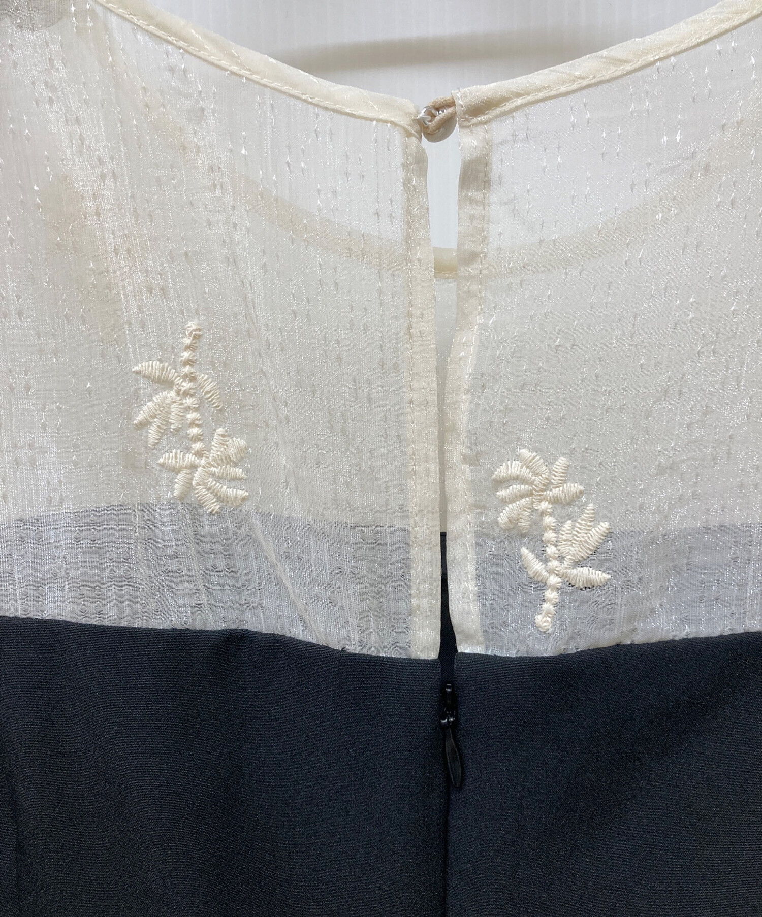 中古・古着通販】acka (エーシーケーエー) organdy frill dress