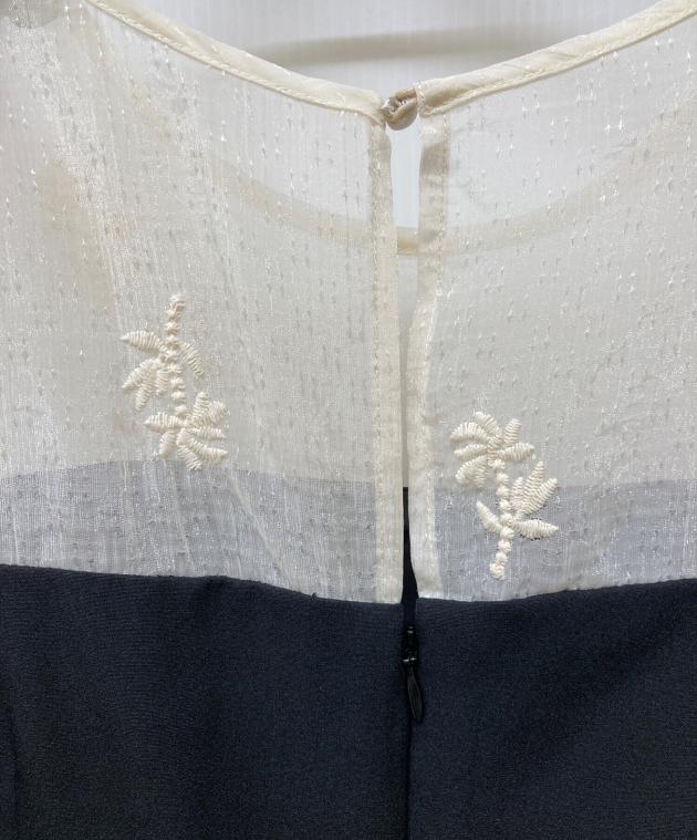 （即日発送）Acka. organdy frill dress サイズ2 中古・古着通販】acka (エーシーケーエー) organdy frill dress