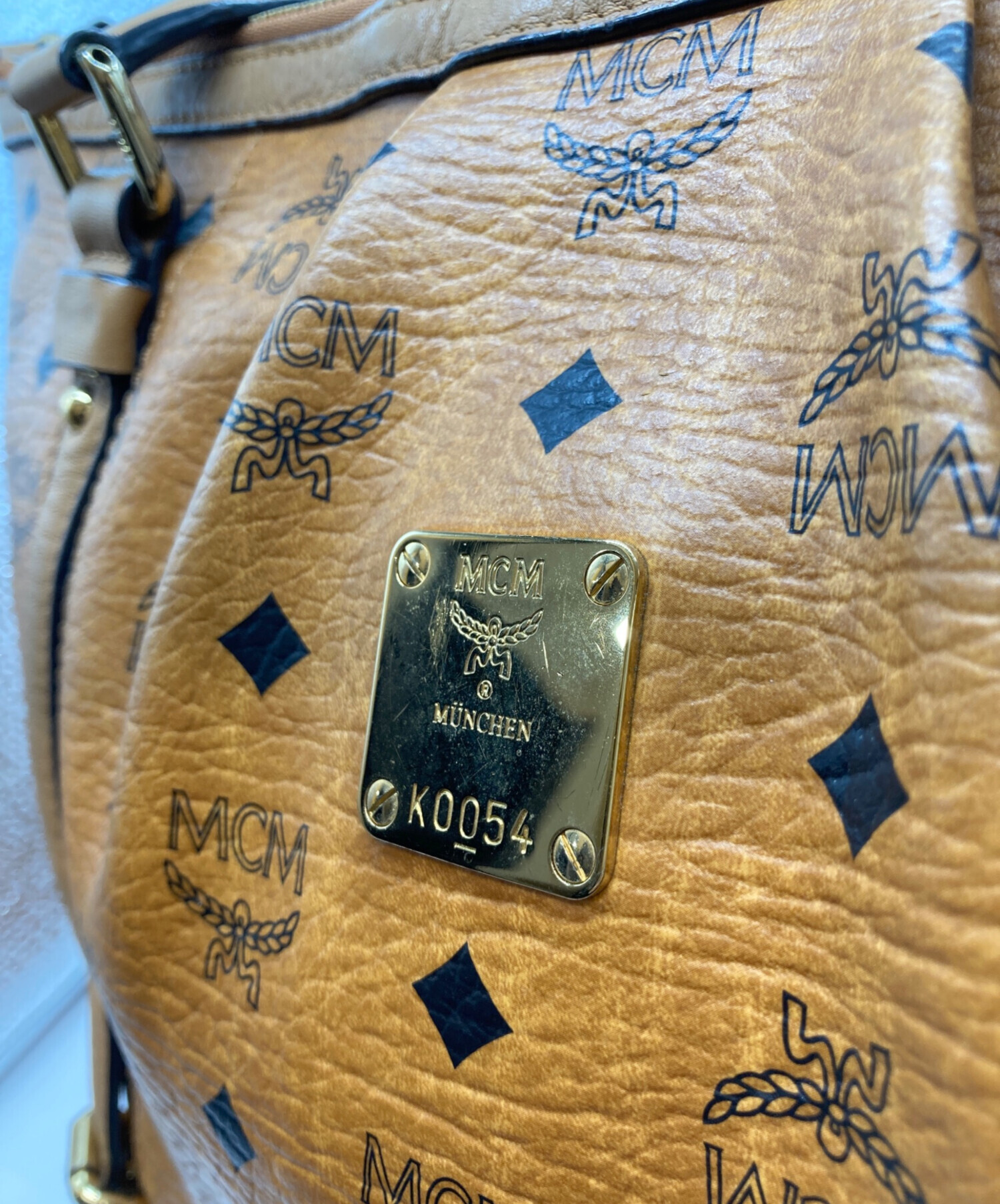 中古・古着通販】MCM (エムシーエム) 2WAYレザーショルダーバッグ 