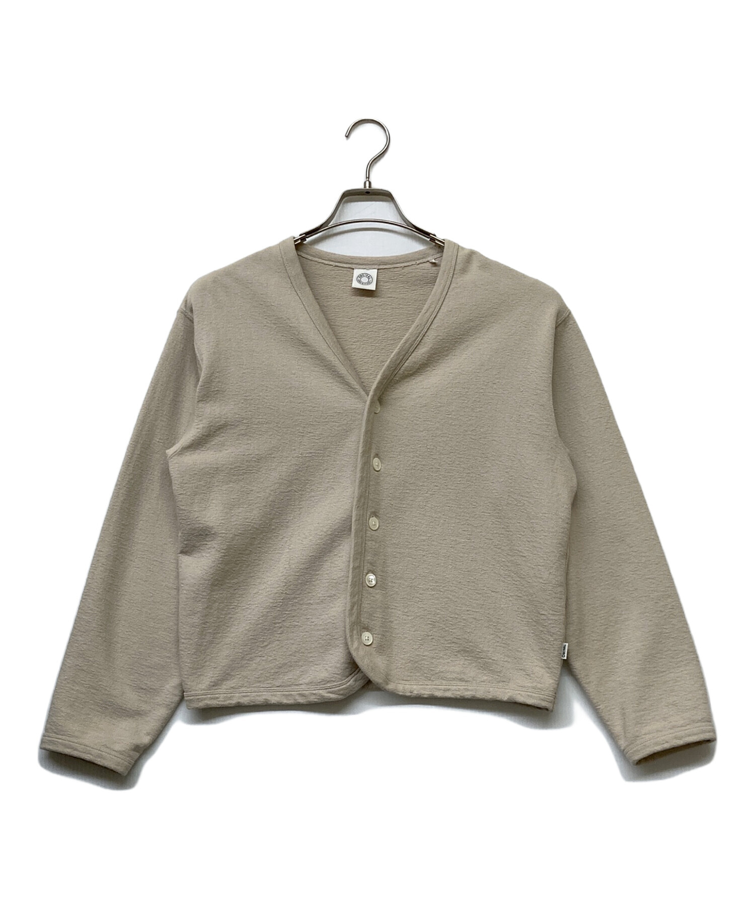 ORCIVAL ニットカーディガン ベージュ サイズ1 中古・古着通販】ORCIVAL (オーシバル) VNECK CARDIGAN/ブイネック