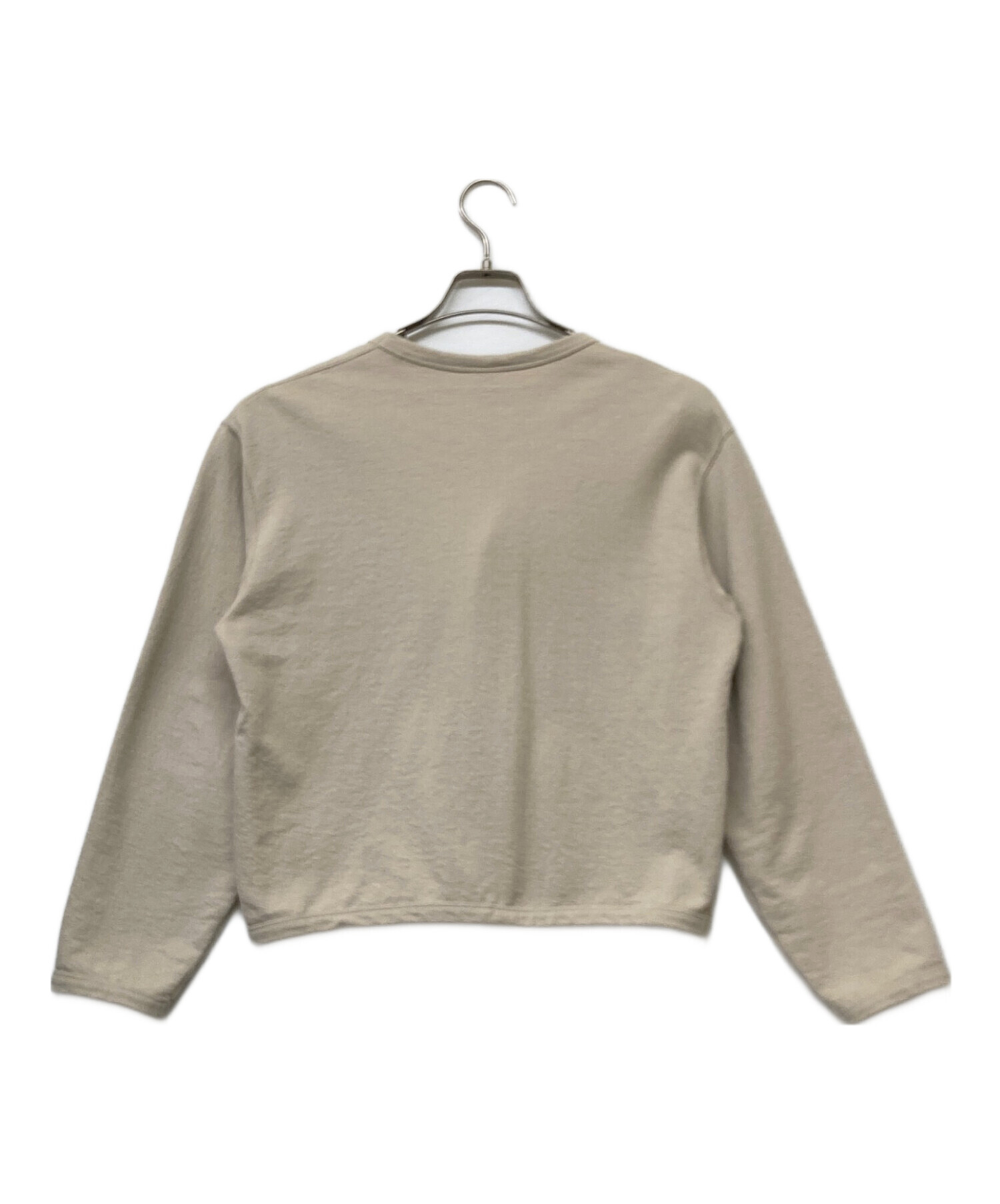 ORCIVAL ニットカーディガン ベージュ サイズ1 中古・古着通販】ORCIVAL (オーシバル) VNECK CARDIGAN/ブイネック