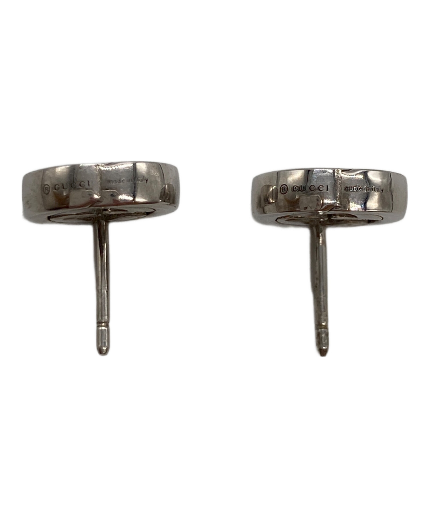 中古・古着通販】GUCCI (グッチ) インターロッキングスタッズピアス