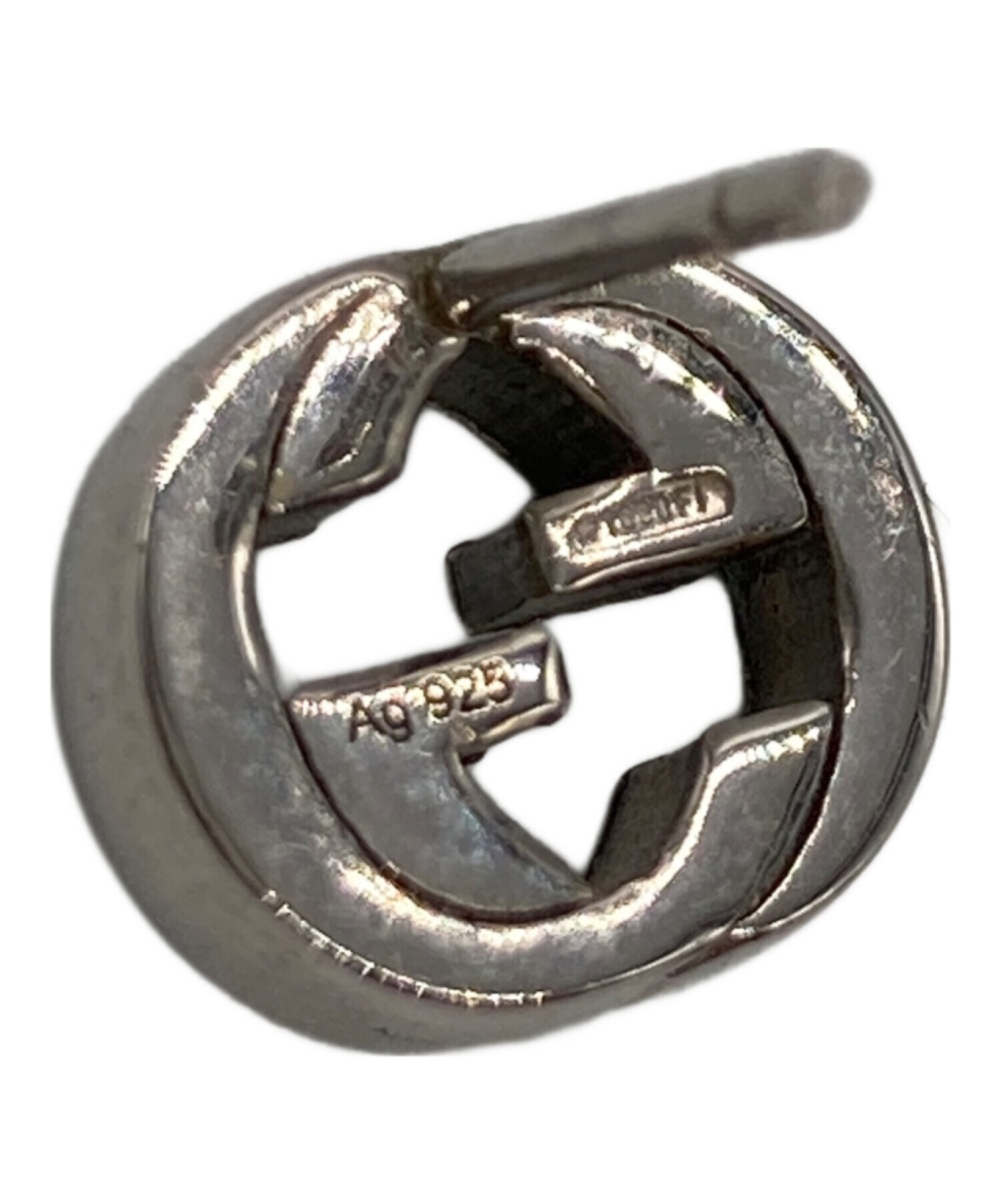 中古・古着通販】GUCCI (グッチ) インターロッキングスタッズピアス