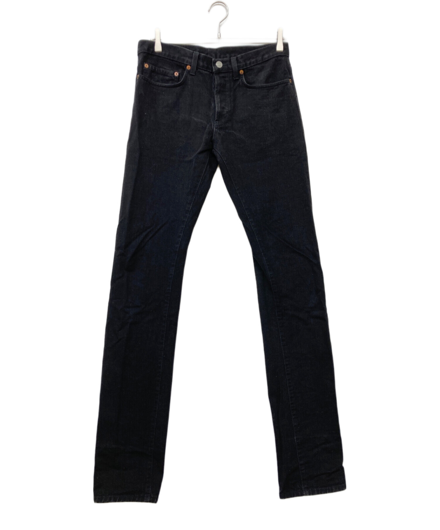 【美品】GUCCI グッチ ブラックデニム パンツ 黒 44 中古・古着通販】GUCCI (グッチ) デニムパンツ ブラック サイズ:44