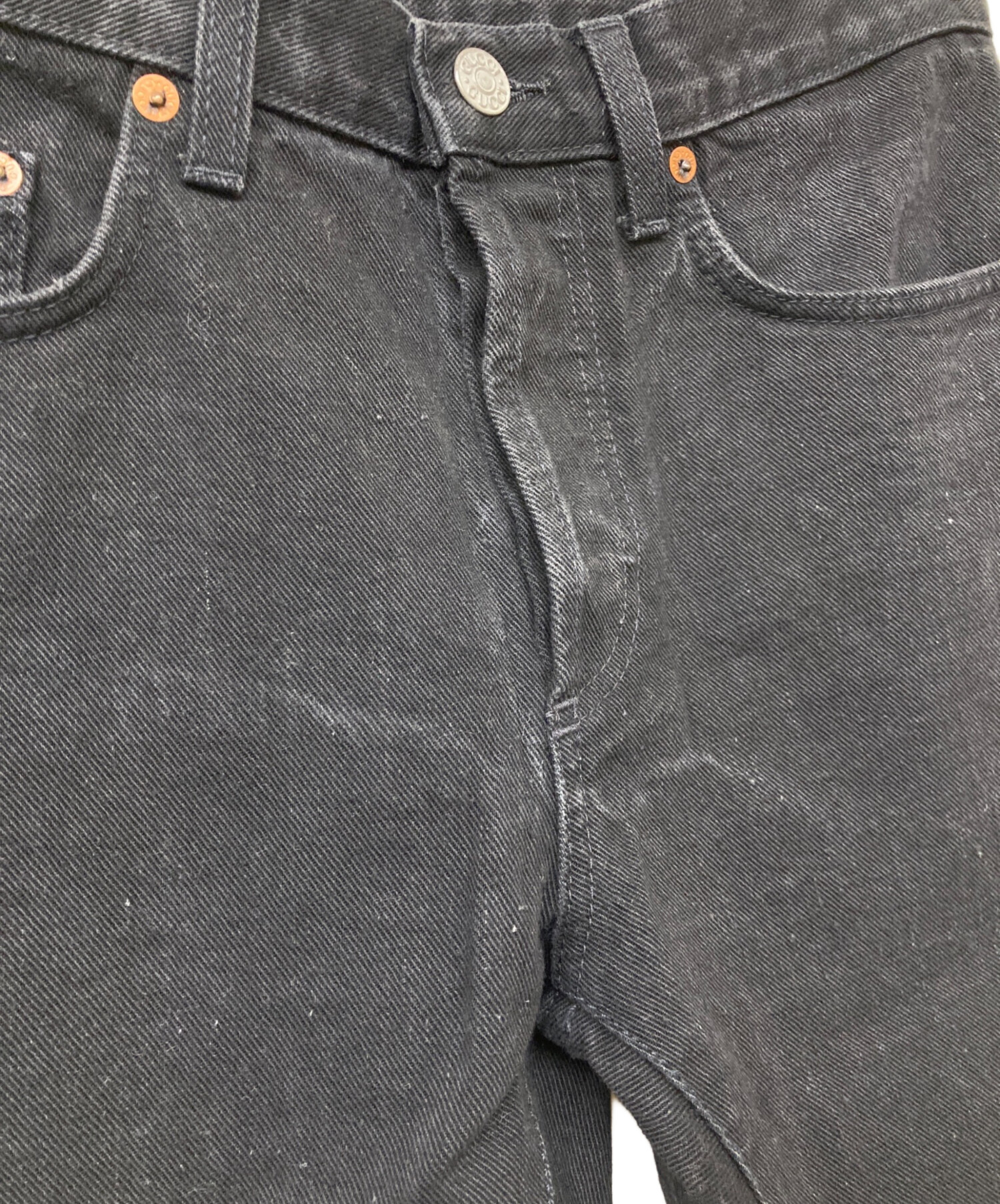 中古・古着通販】GUCCI (グッチ) デニムパンツ ブラック サイズ:44