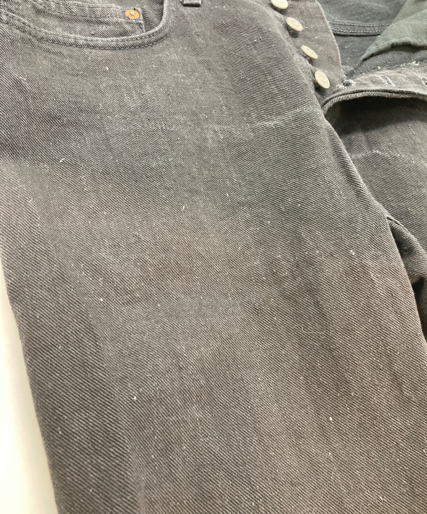 中古・古着通販】GUCCI (グッチ) デニムパンツ ブラック サイズ:44
