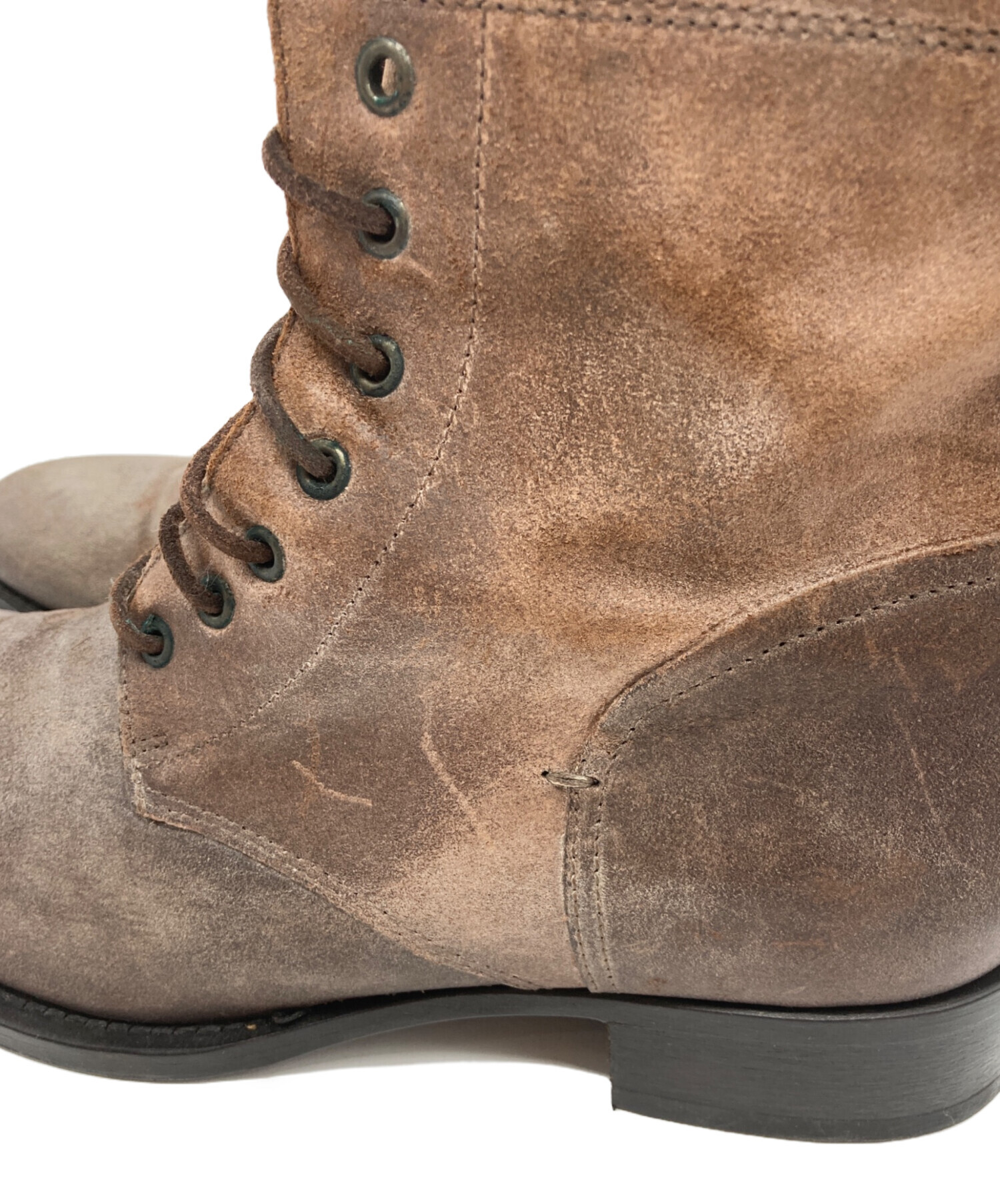 【中古美品】BUTTEROブーツ(サイズ40/26cm)ブッテロ 中古・古着通販】BUTTERO (ブッテロ) サイドジップスウェードブーツ