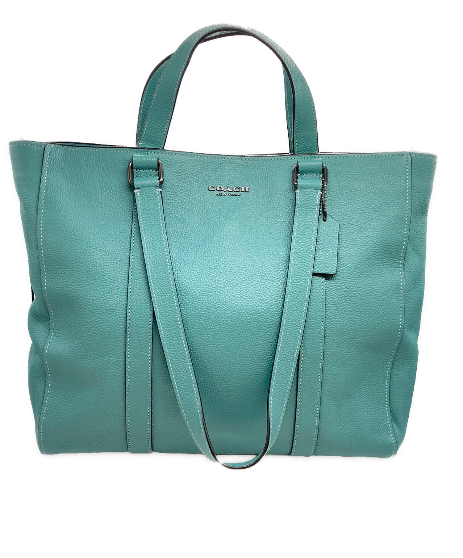 中古・古着通販】COACH (コーチ) ハドソンダブルハンドルトート ブルー