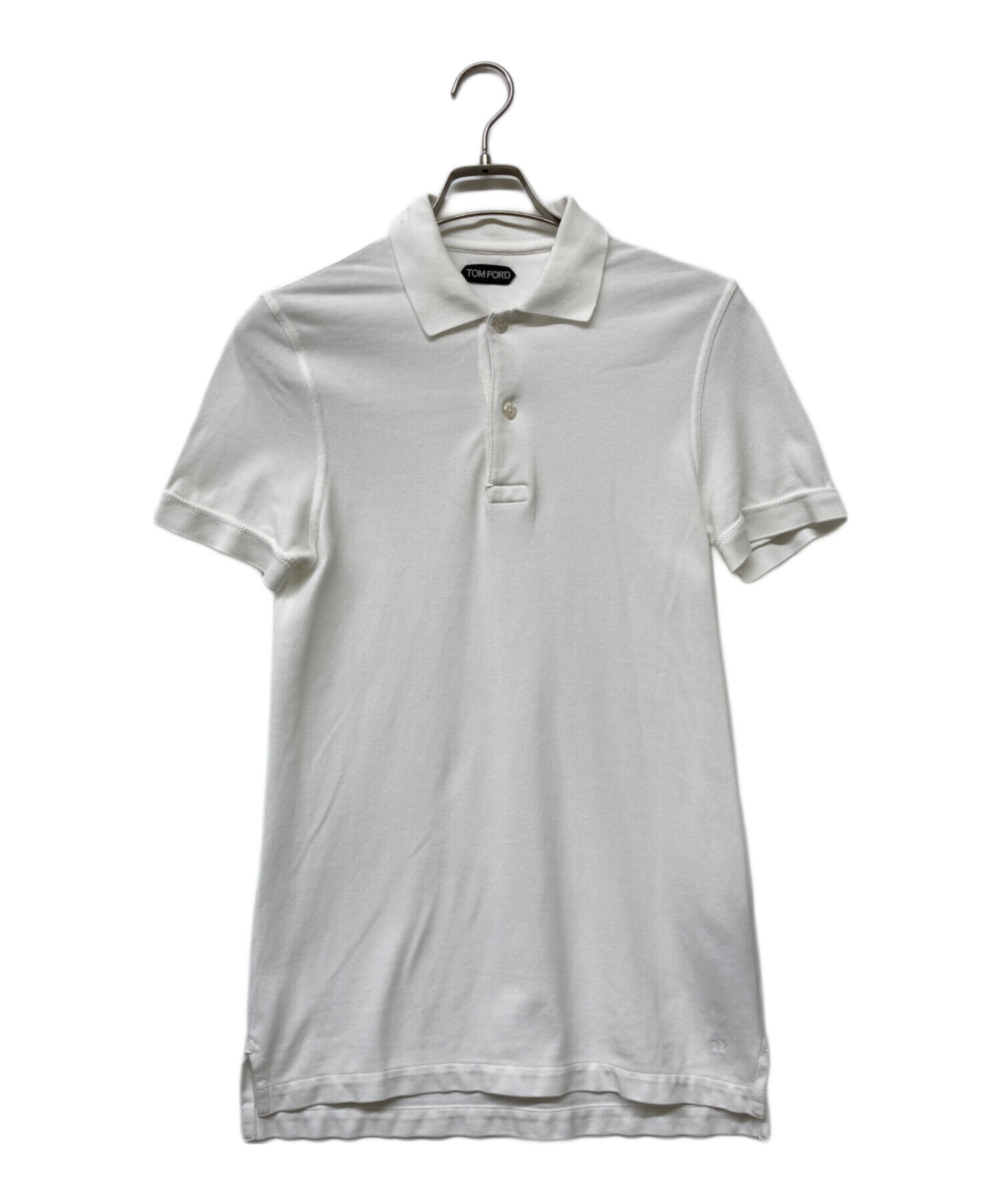 中古・古着通販】TOM FORD (トムフォード) ポロシャツ ホワイト サイズ