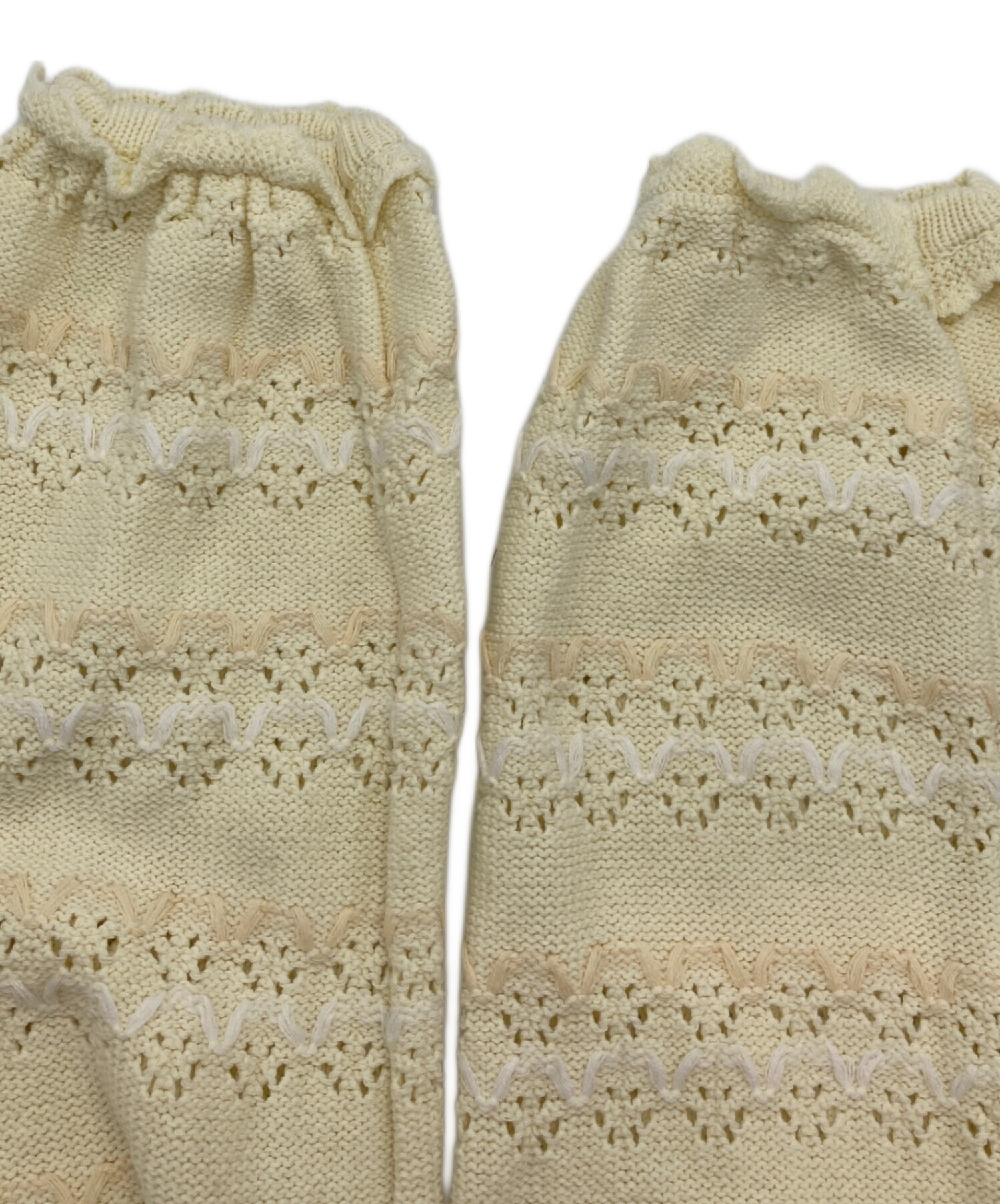 中古・古着通販】PINK HOUSE (ピンクハウス) スカラップ風刺繍ニット