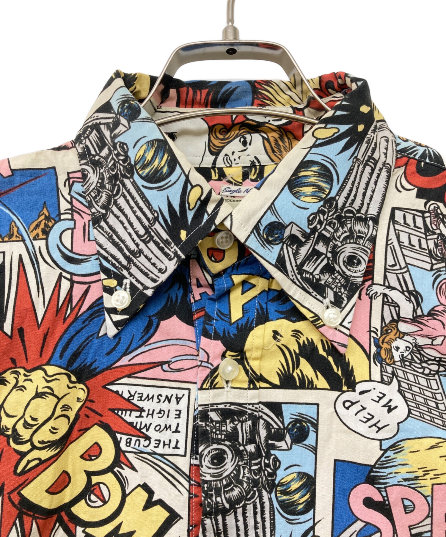 中古・古着通販】Dry Bones (ドライボーンズ) アメコミシャツ マルチ