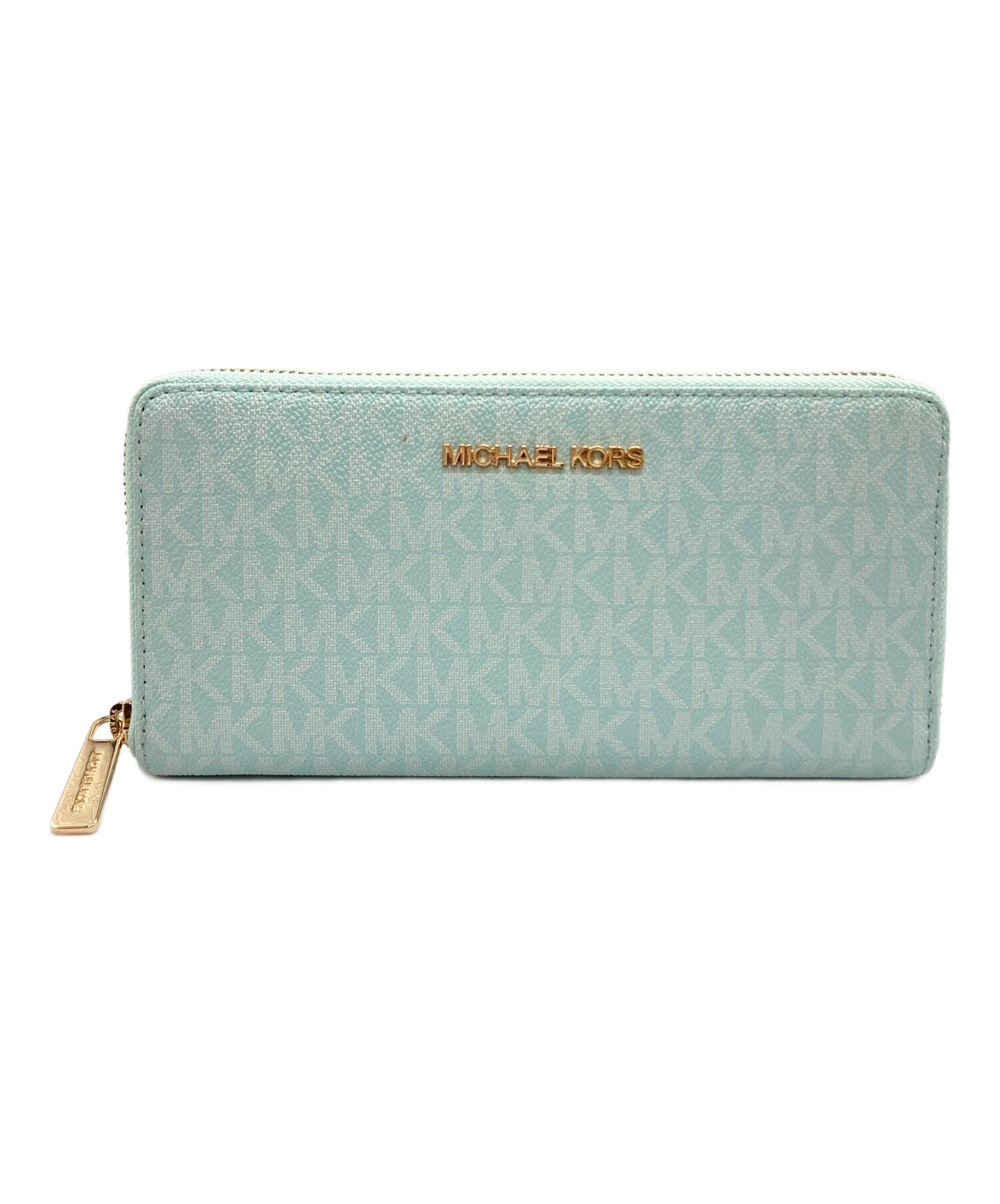 新品未使用 MICHAEL KORS マイケルコース スラップウォレット 中古・古着通販】MICHAEL KORS (マイケル・コース) ラウンドジップ