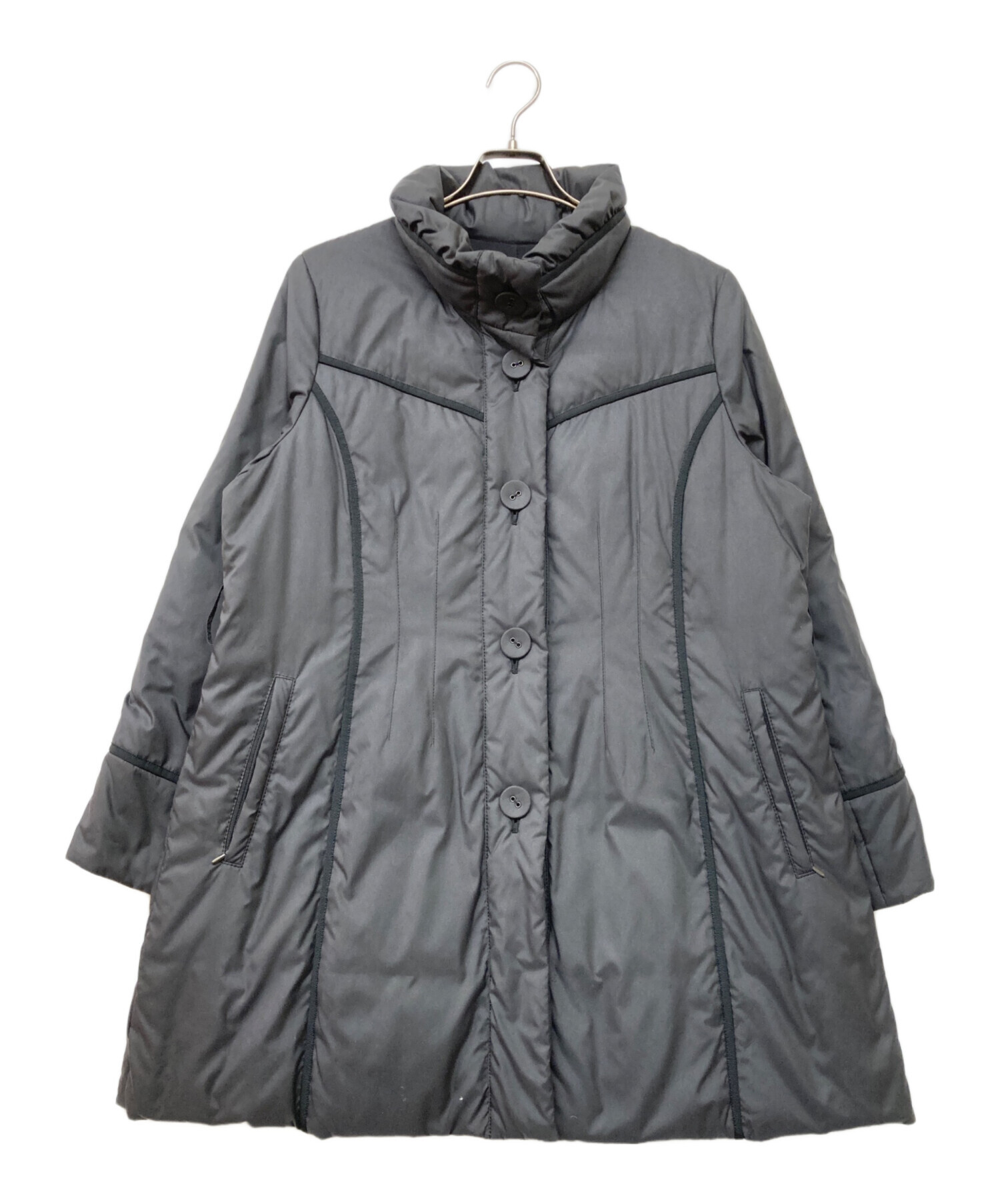 中古・古着通販】Leilian (レリアン) ダウンコート チャコールグレー