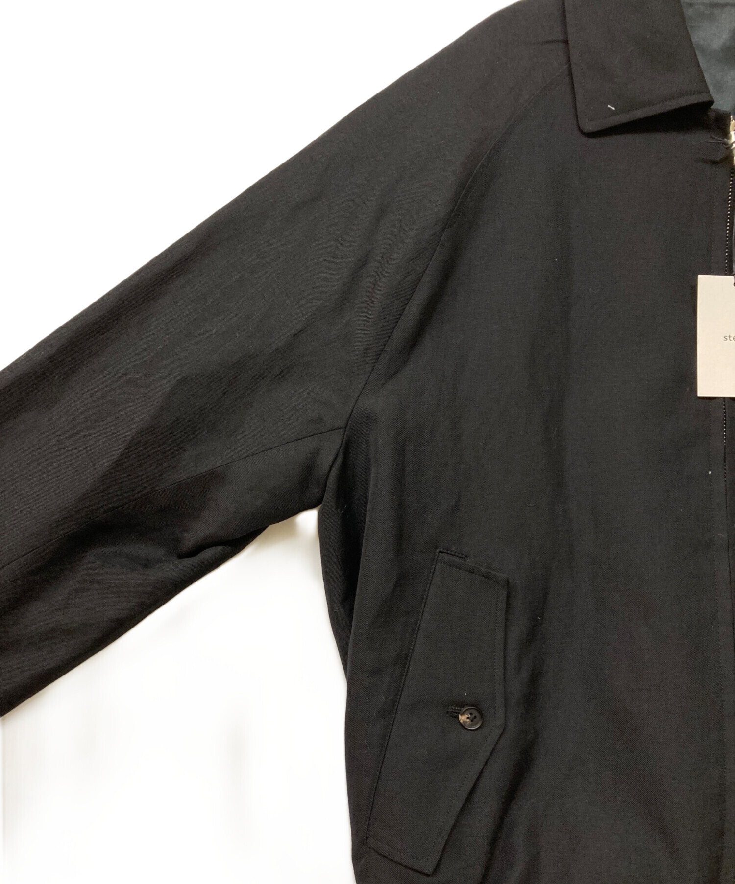 中古・古着通販】stein (シュタイン) 24SS Wool Linen Harrington Zip