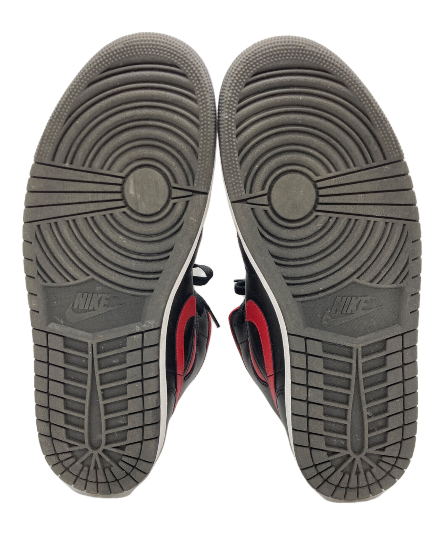 ナイキ エアジョーダン 1ミッド ブラック レッド ホワイト NIKE AIR