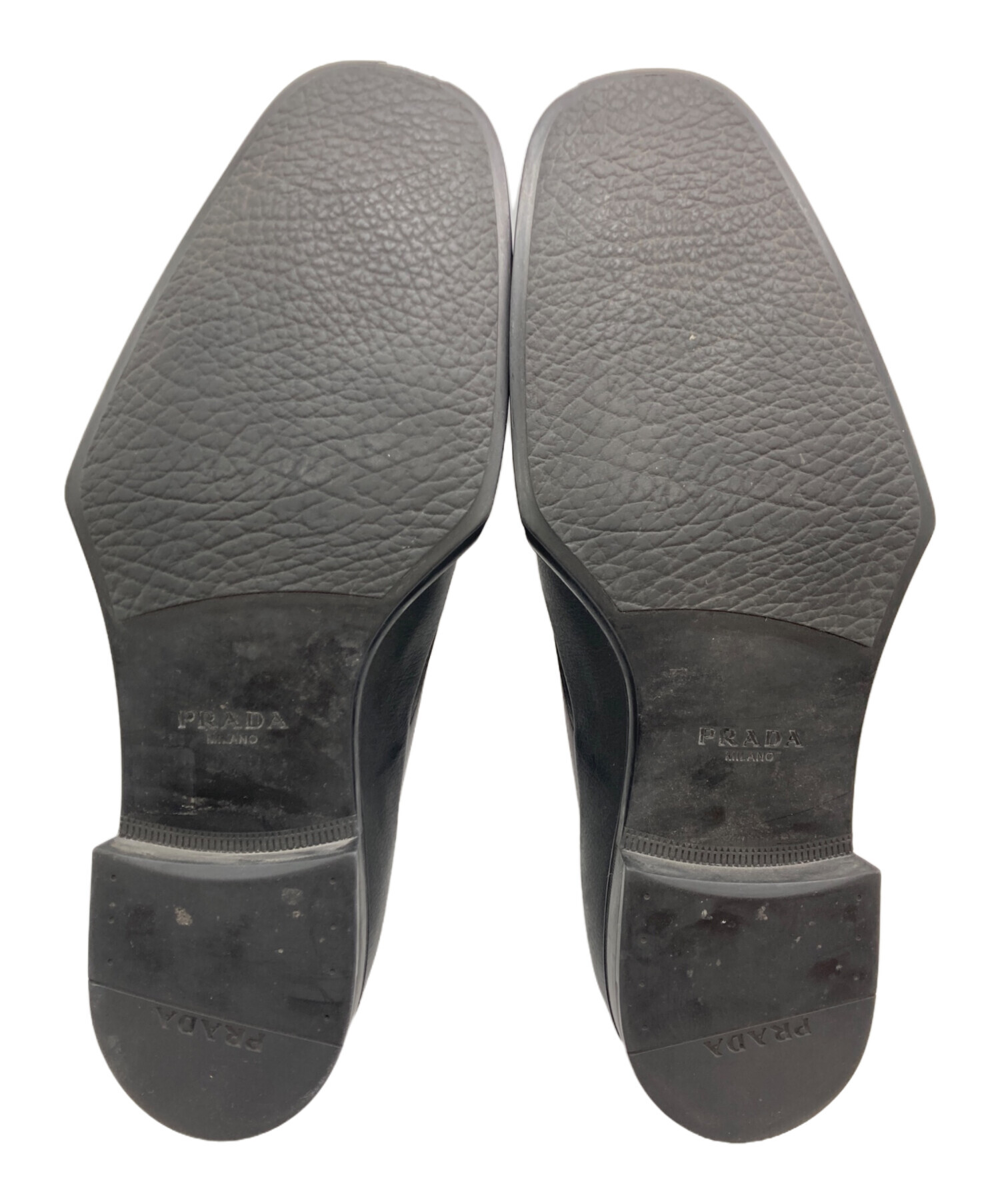 中古・古着通販】PRADA (プラダ) ブラッシュドレザー ダービーシューズ