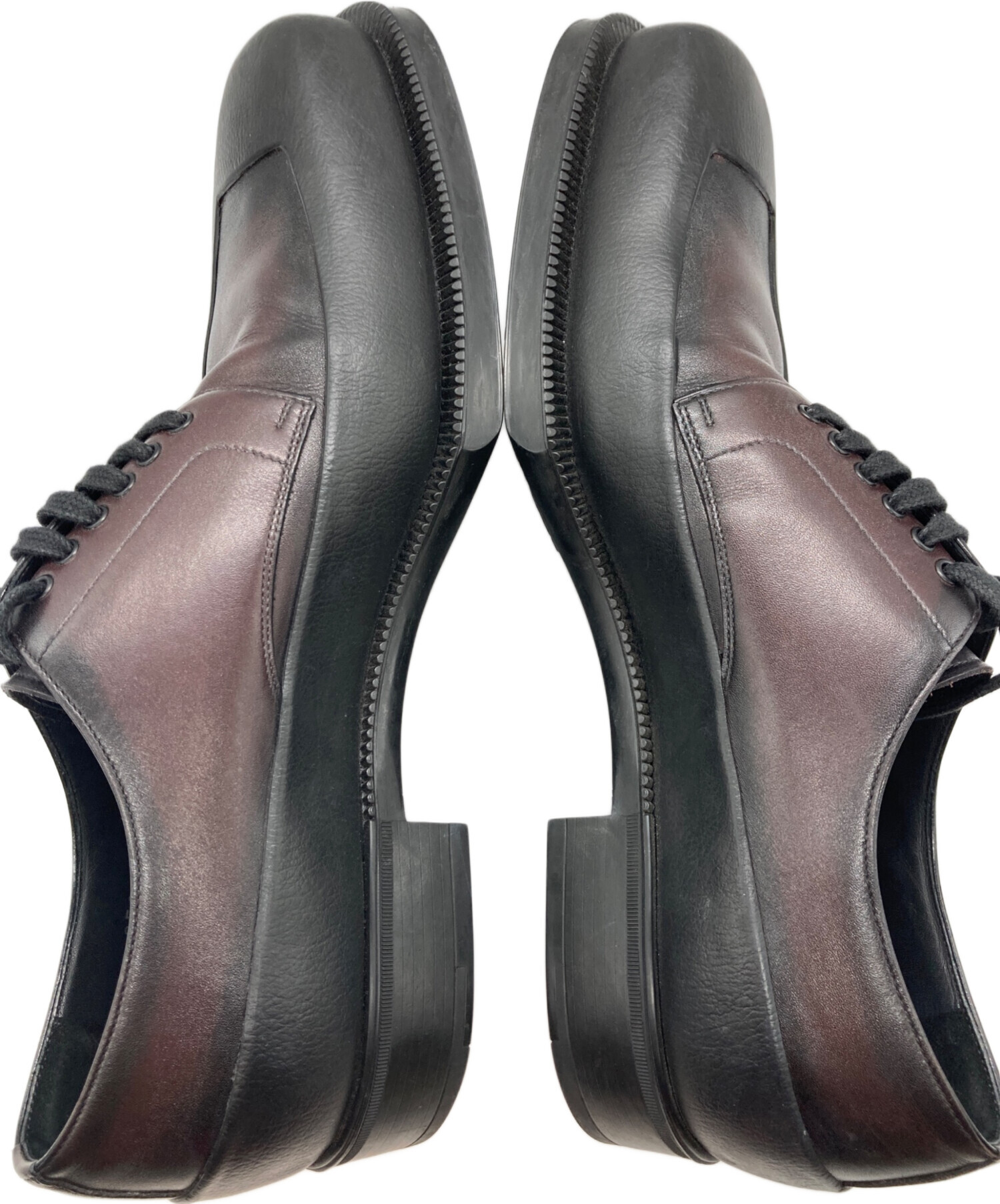 中古・古着通販】PRADA (プラダ) ブラッシュドレザー ダービーシューズ