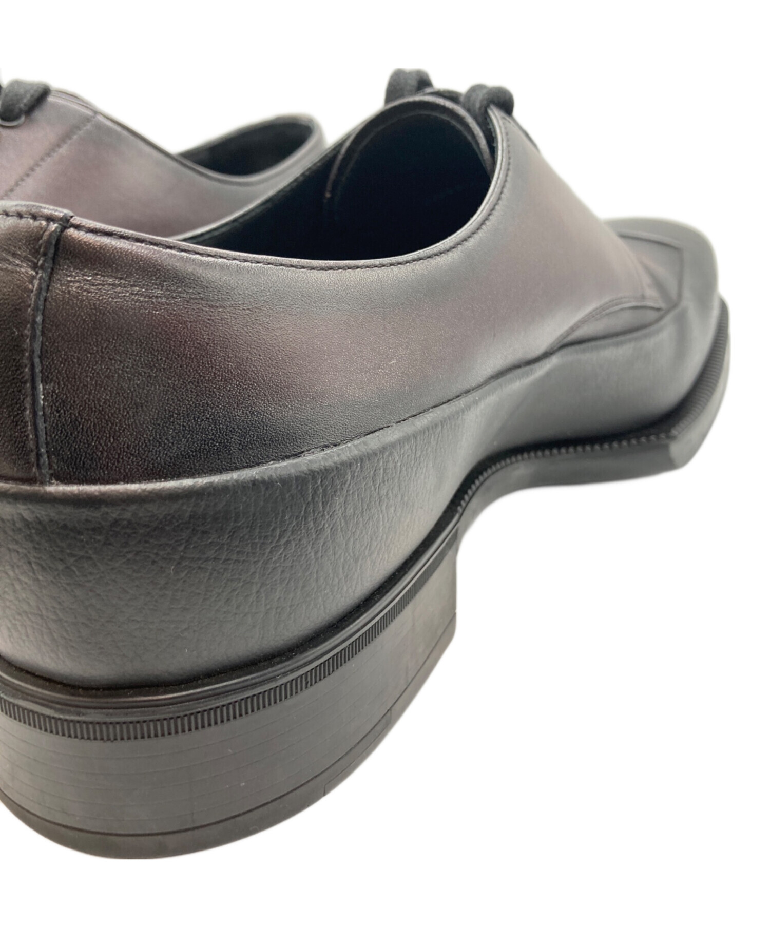 中古・古着通販】PRADA (プラダ) ブラッシュドレザー ダービーシューズ