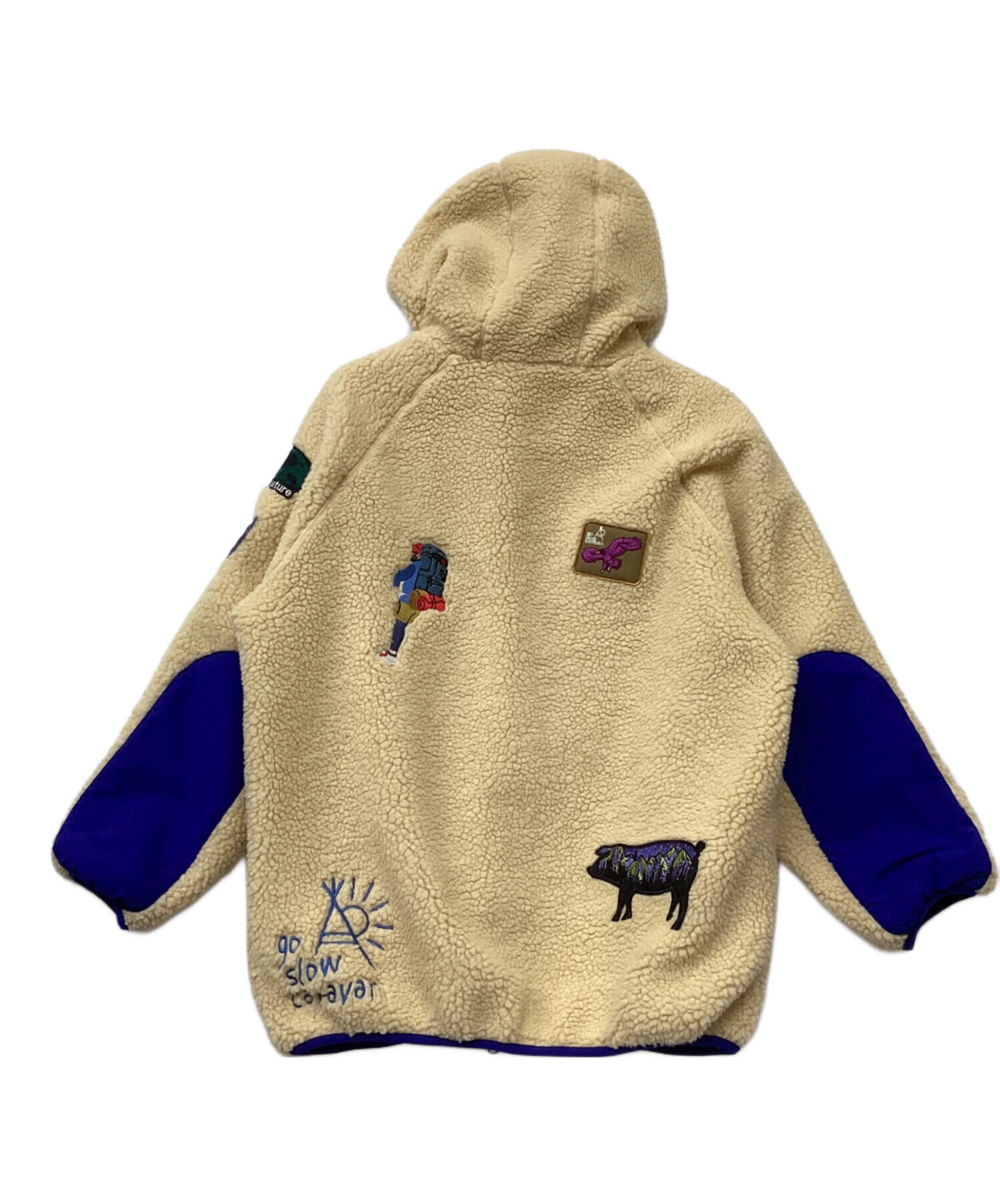 中古・古着通販】go slow caravan (ゴースローキャラバン) ボア刺繍