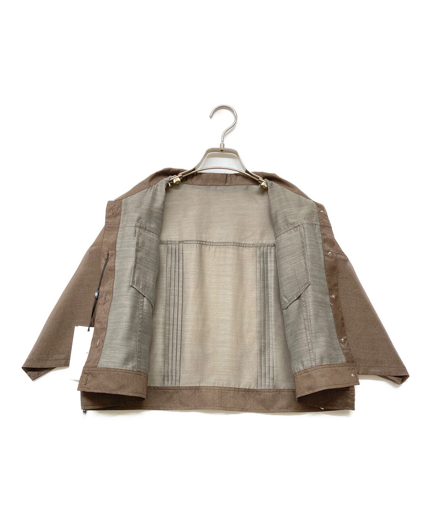 中古・古着通販】AMERI (アメリ) 25SS DENIM LIKE PRINT SHIRT