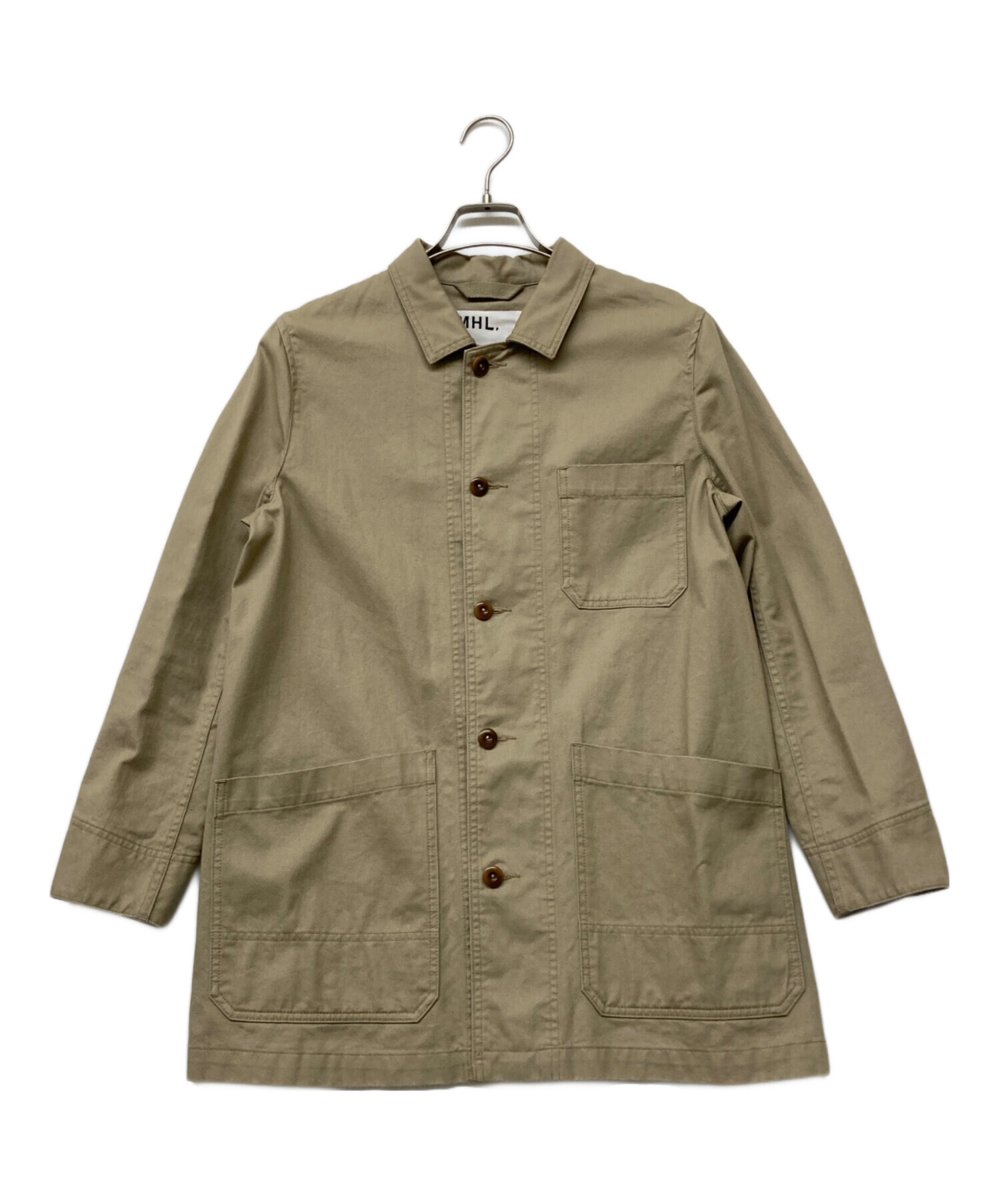 MHL. ★マーガレットハウエル リネンコットン ドリルジャケット 23SS 中古・古着通販】MHL (マーガレットハウエル) JAPANESE COTTON LINEN