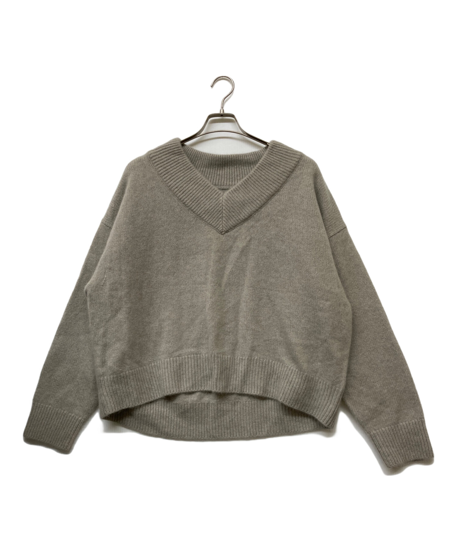 中古・古着通販】Noble (ノーブル) 24AW YAK/ヤク ワイドVネックニット