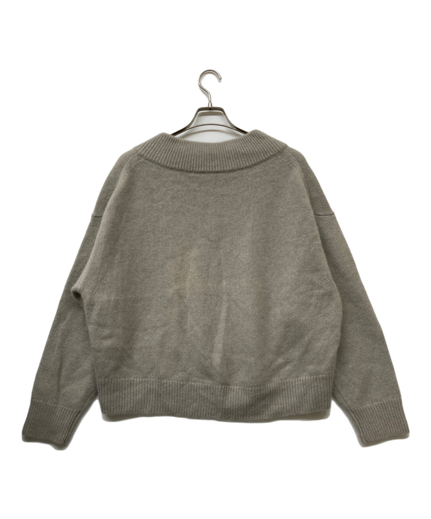 中古・古着通販】Noble (ノーブル) 24AW YAK/ヤク ワイドVネックニット